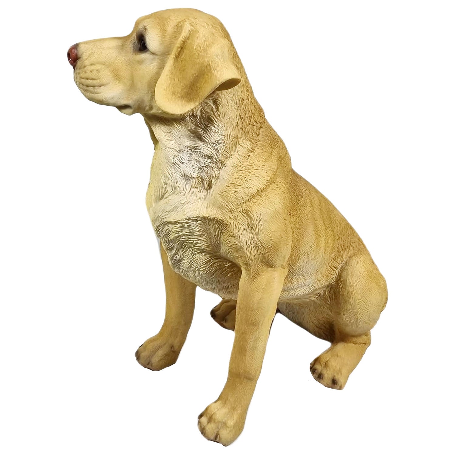 Hundefigur Labrador Figur „Balou“ Deko Hund Hundefiguren Lebensecht für Garten & Haus