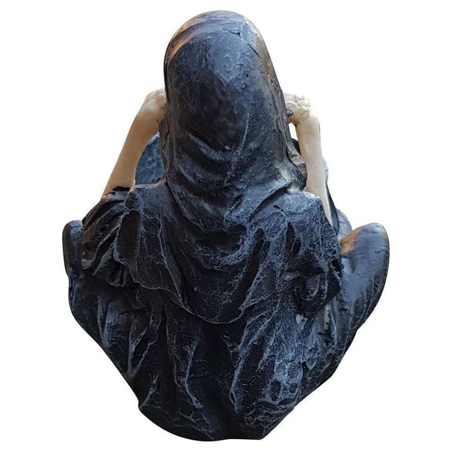 Gothic Skelett Teelichthalter – Mystische Halloween Deko, Totenkopf Kerzenhalter, Wetterfest