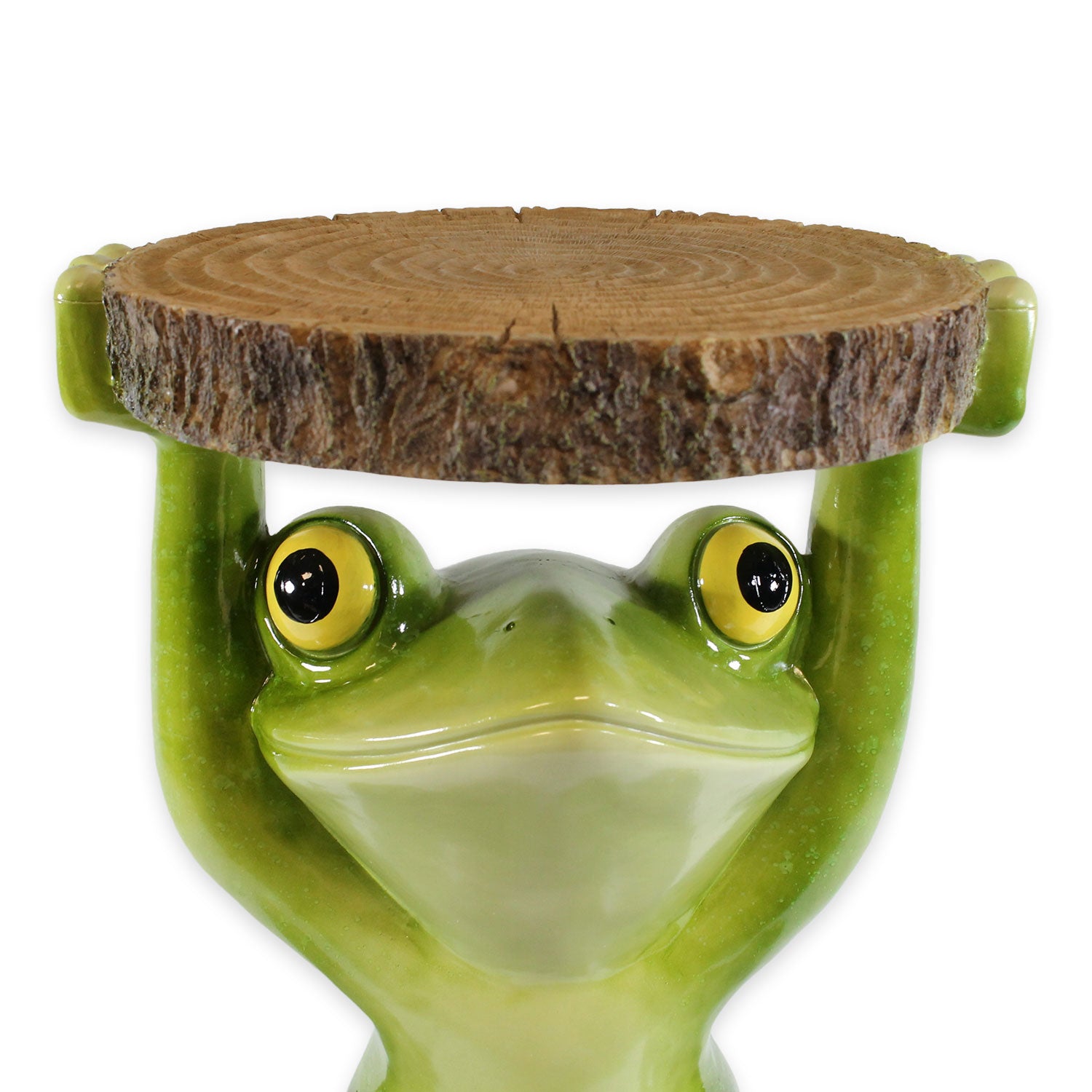 Beistelltisch Outdoor und Indoor | Frosch Tisch Froschdeko Beistelltisch für Pflanzen | Frosch Figuren
