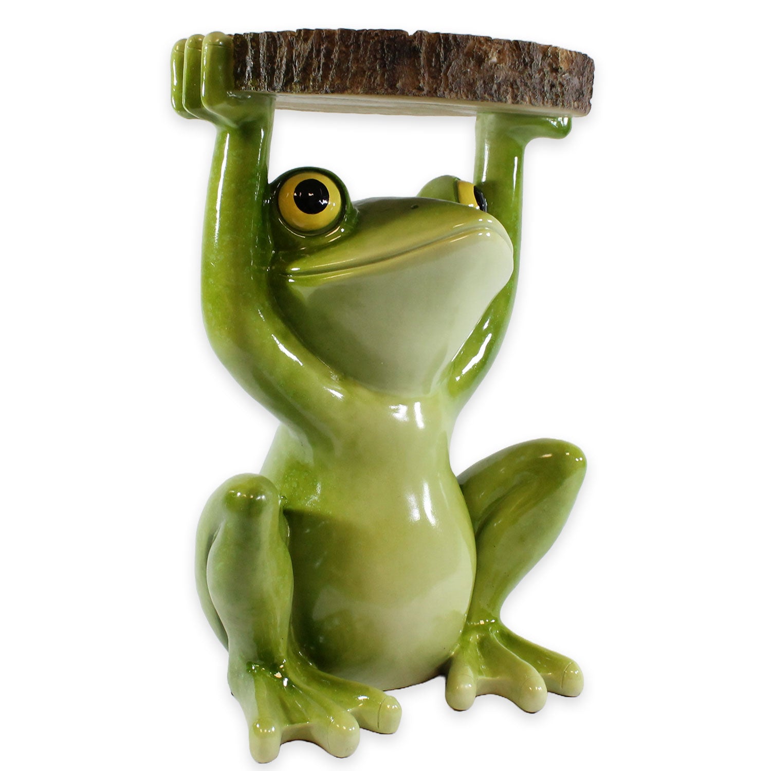 Beistelltisch Outdoor und Indoor | Frosch Tisch Froschdeko Beistelltisch für Pflanzen | Frosch Figuren