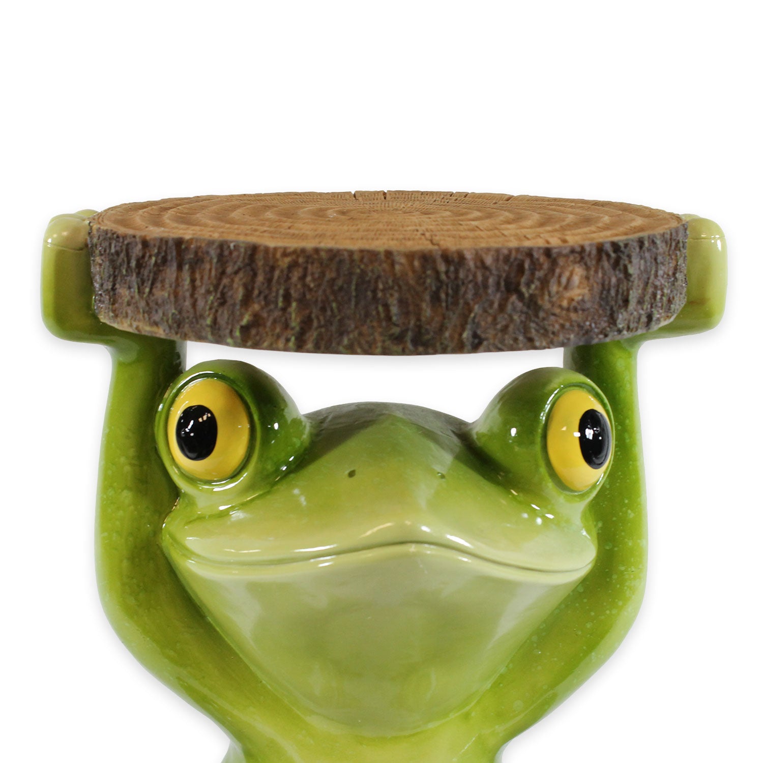 Beistelltisch Outdoor und Indoor | Frosch Tisch Froschdeko Beistelltisch für Pflanzen | Frosch Figuren