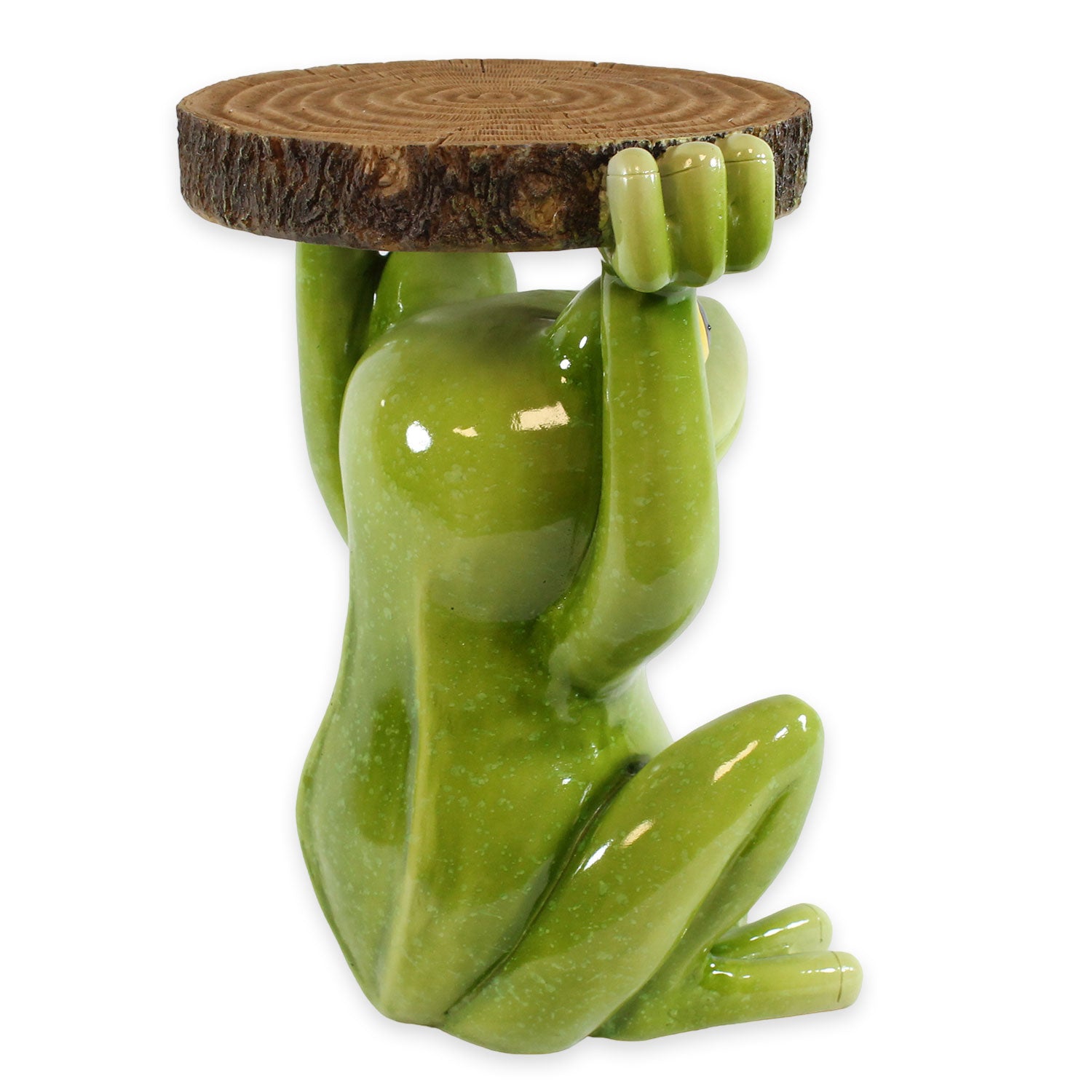 Beistelltisch Outdoor und Indoor | Frosch Tisch Froschdeko Beistelltisch für Pflanzen | Frosch Figuren