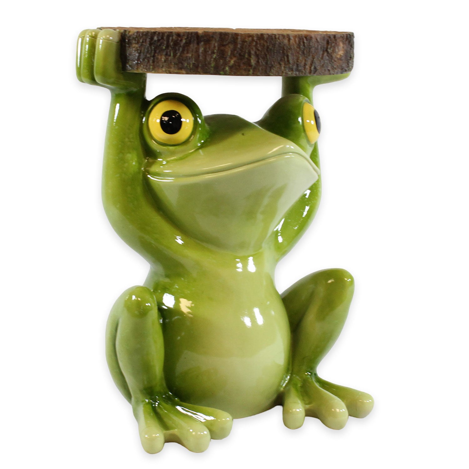 Beistelltisch Outdoor und Indoor | Frosch Tisch Froschdeko Beistelltisch für Pflanzen | Frosch Figuren