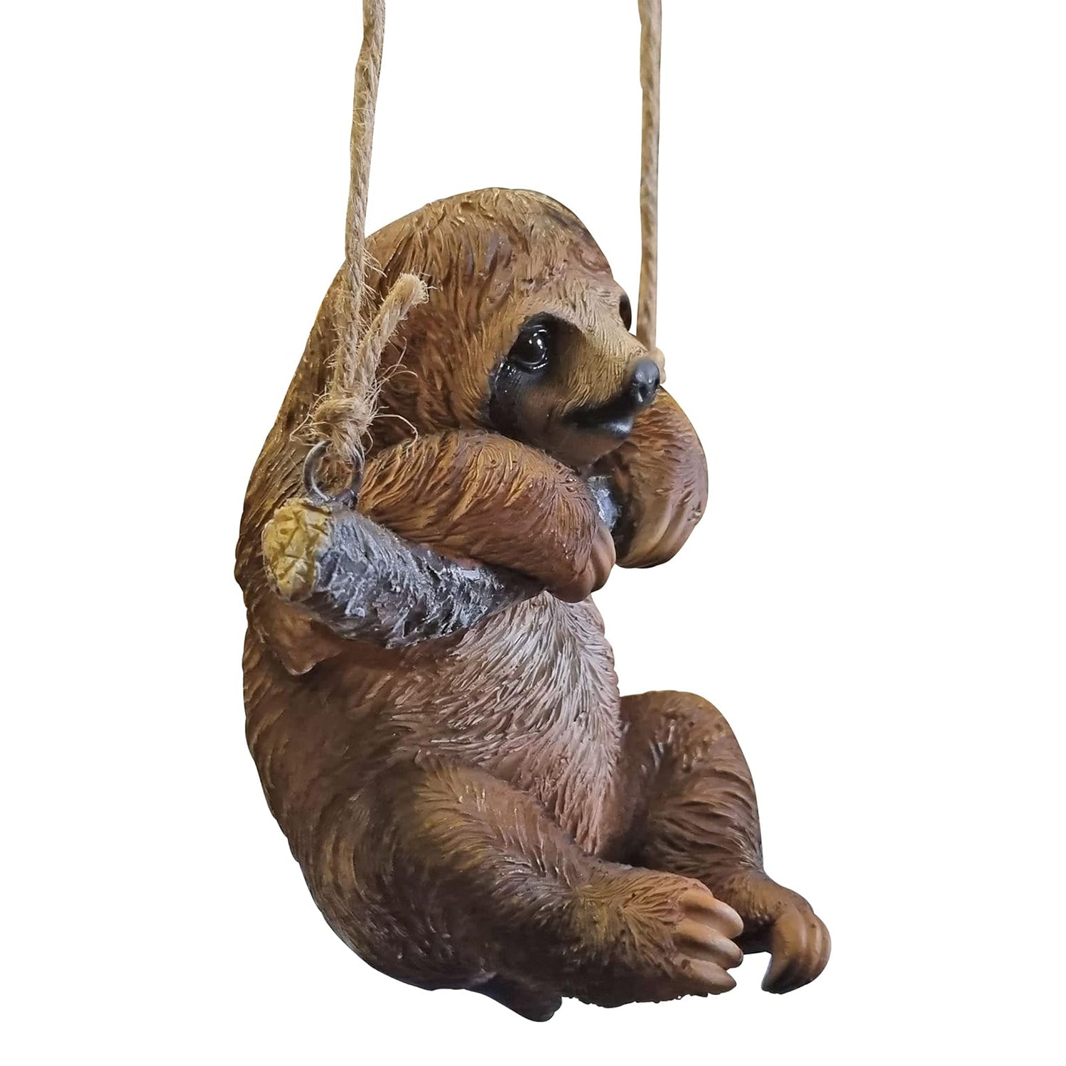 Faultier zum aufhängen Dekofigur Elmar hängend Tierfigur Gartenfigur