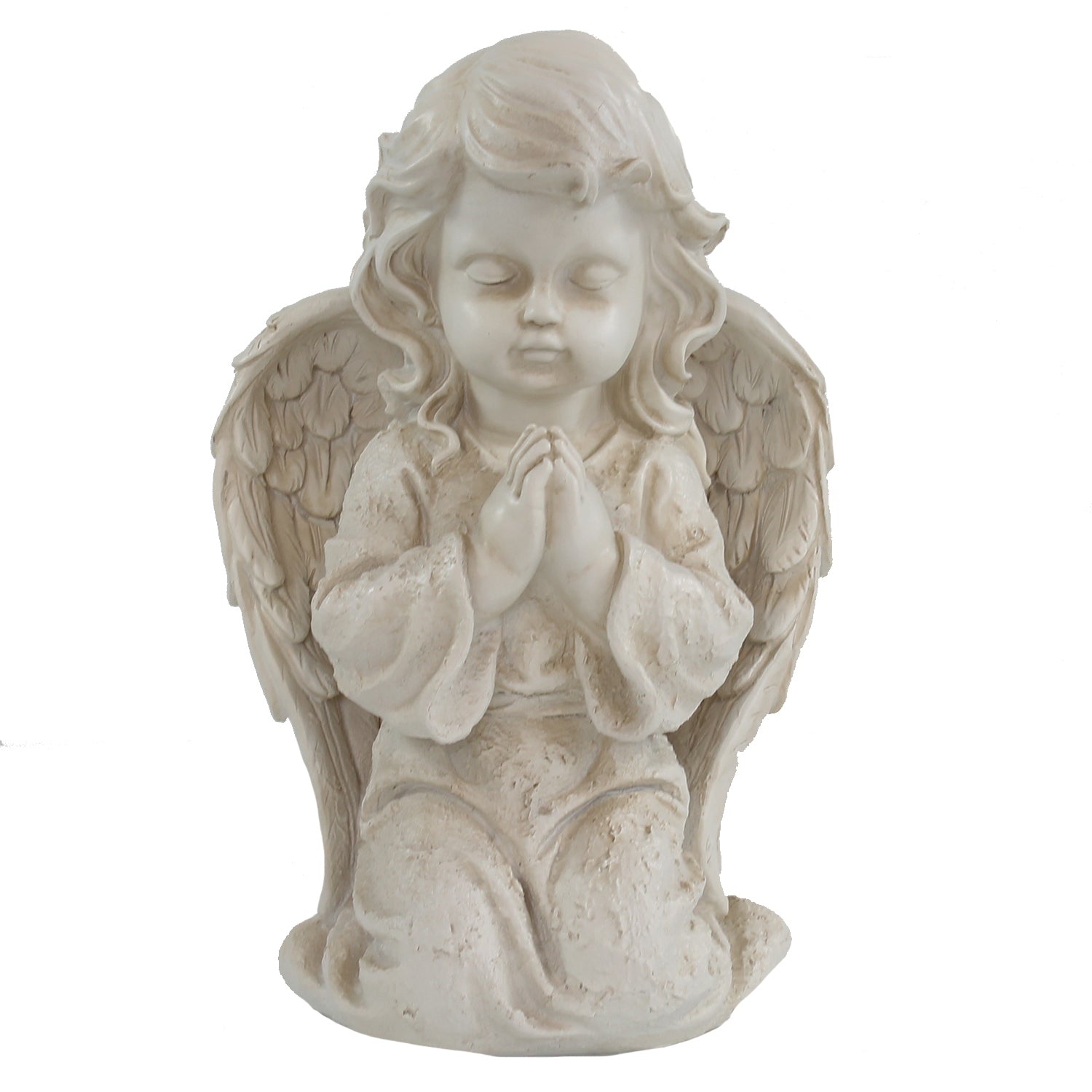 Engel Figur Engelmädchen betend 23 cm Grabengel wetterfest Dekofigur Engel