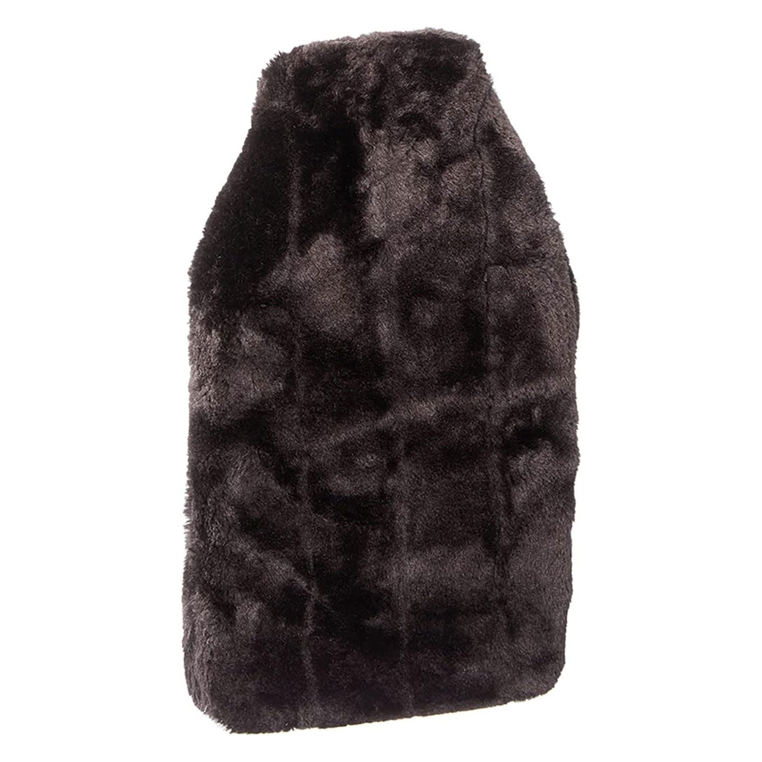 Wärmflasche mit Bezug in Kunstfelloptik 2 Liter Wärmtasche