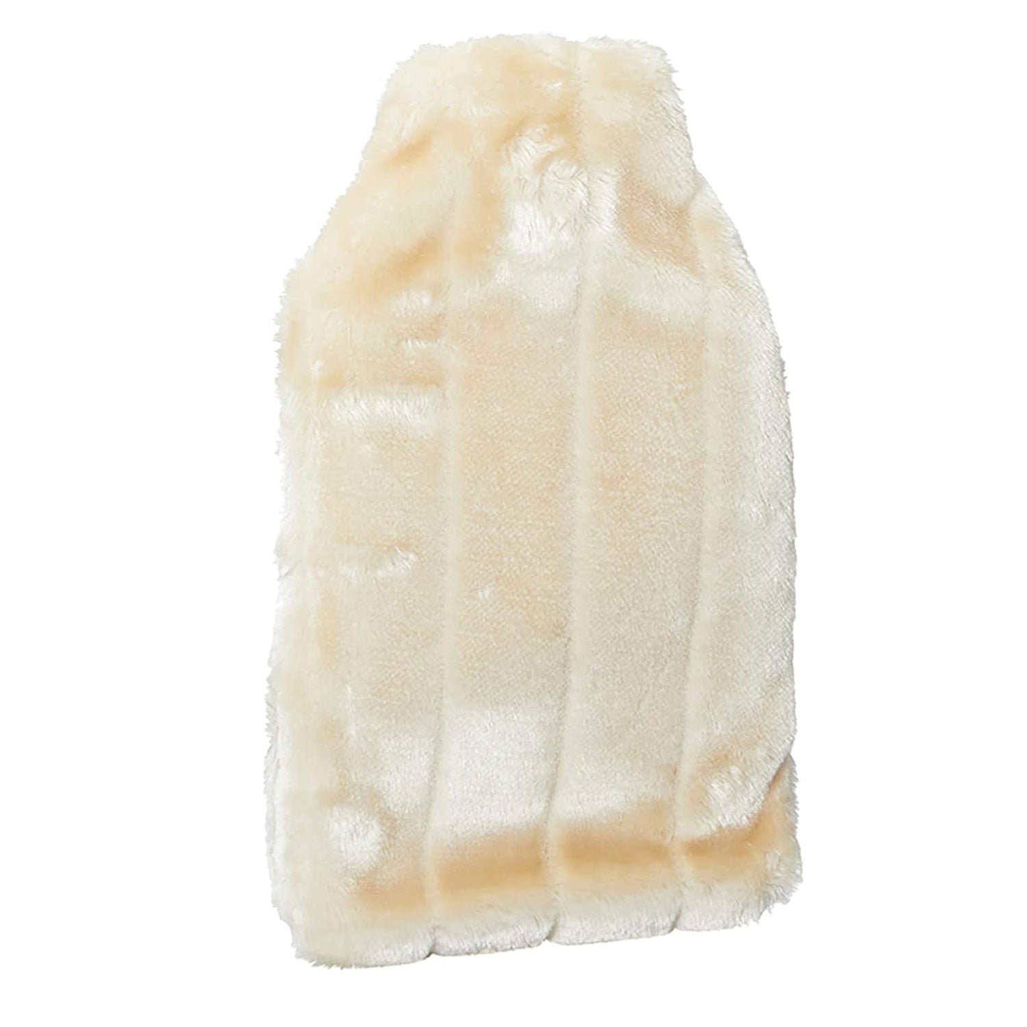 Wärmflasche mit Bezug in Kunstfelloptik 2 Liter Wärmtasche