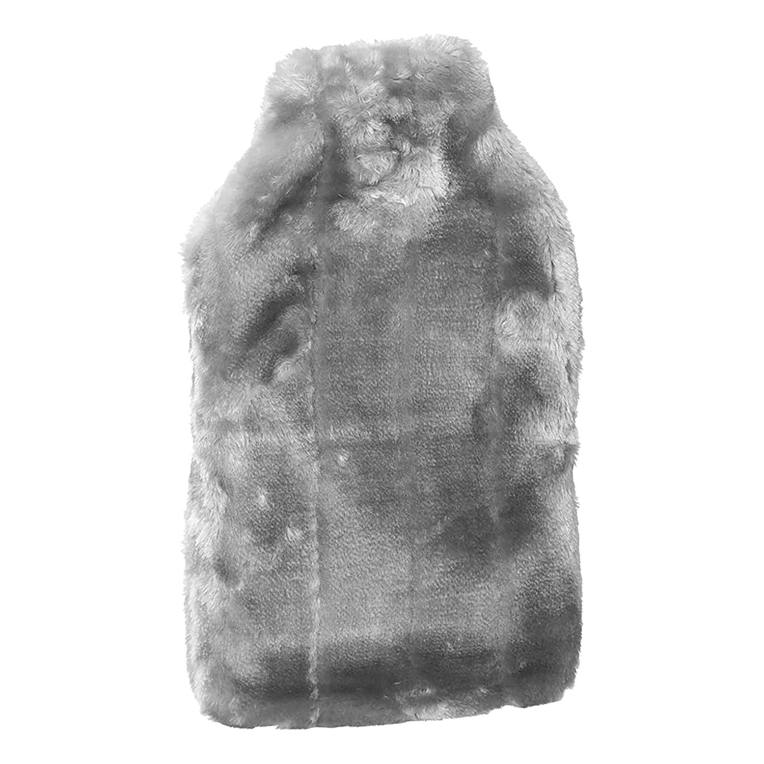 Wärmflasche mit Bezug in Kunstfelloptik 2 Liter Wärmtasche