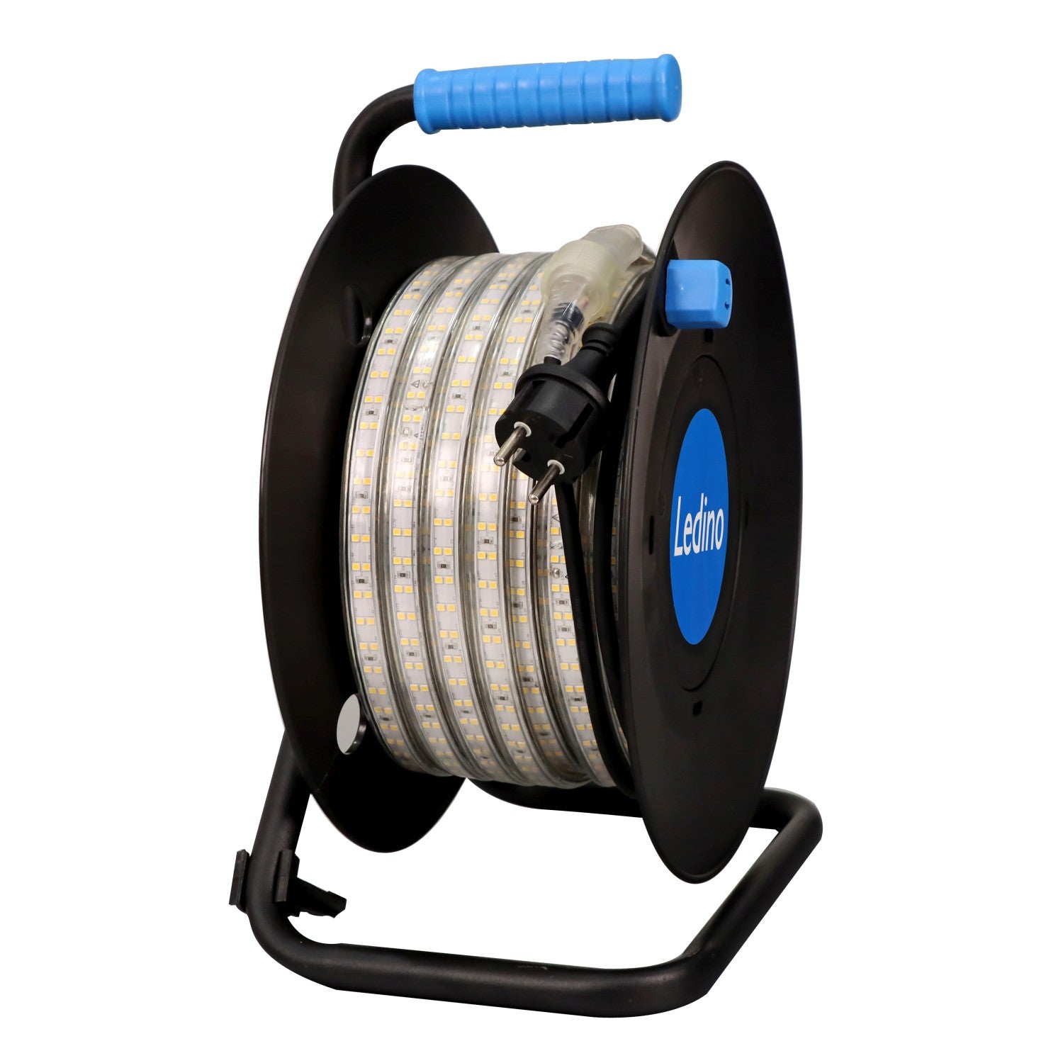 Ledino LED-Strip Wickede 25 m Trommel warmweiß – Lichtschlauch 300W 32500lm 2700K IP65, kaskadierbar