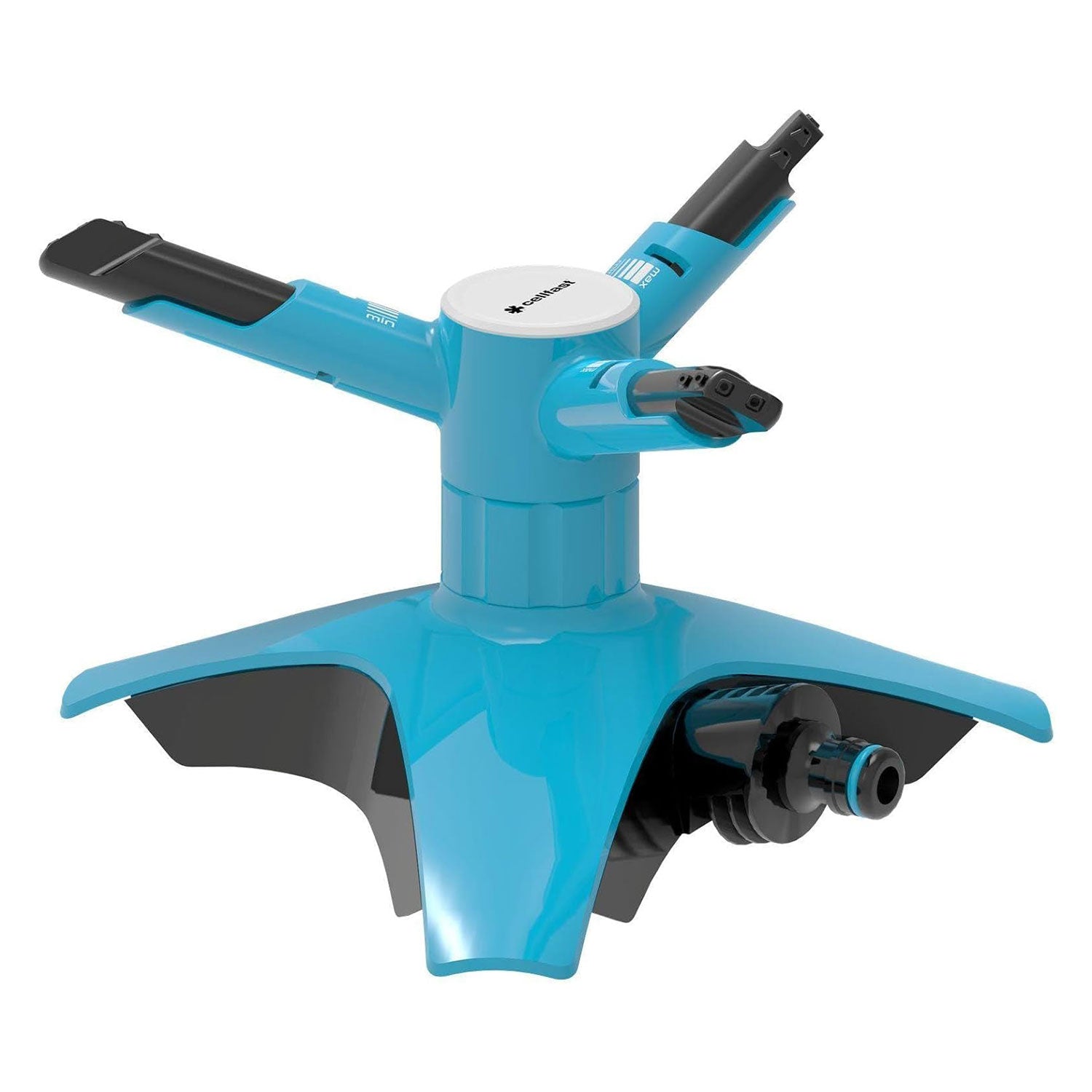 Rasensprenger Kreisregner Gartensprenger mit Ersdspieß Cellfast 53-460 ERGO 3/4”