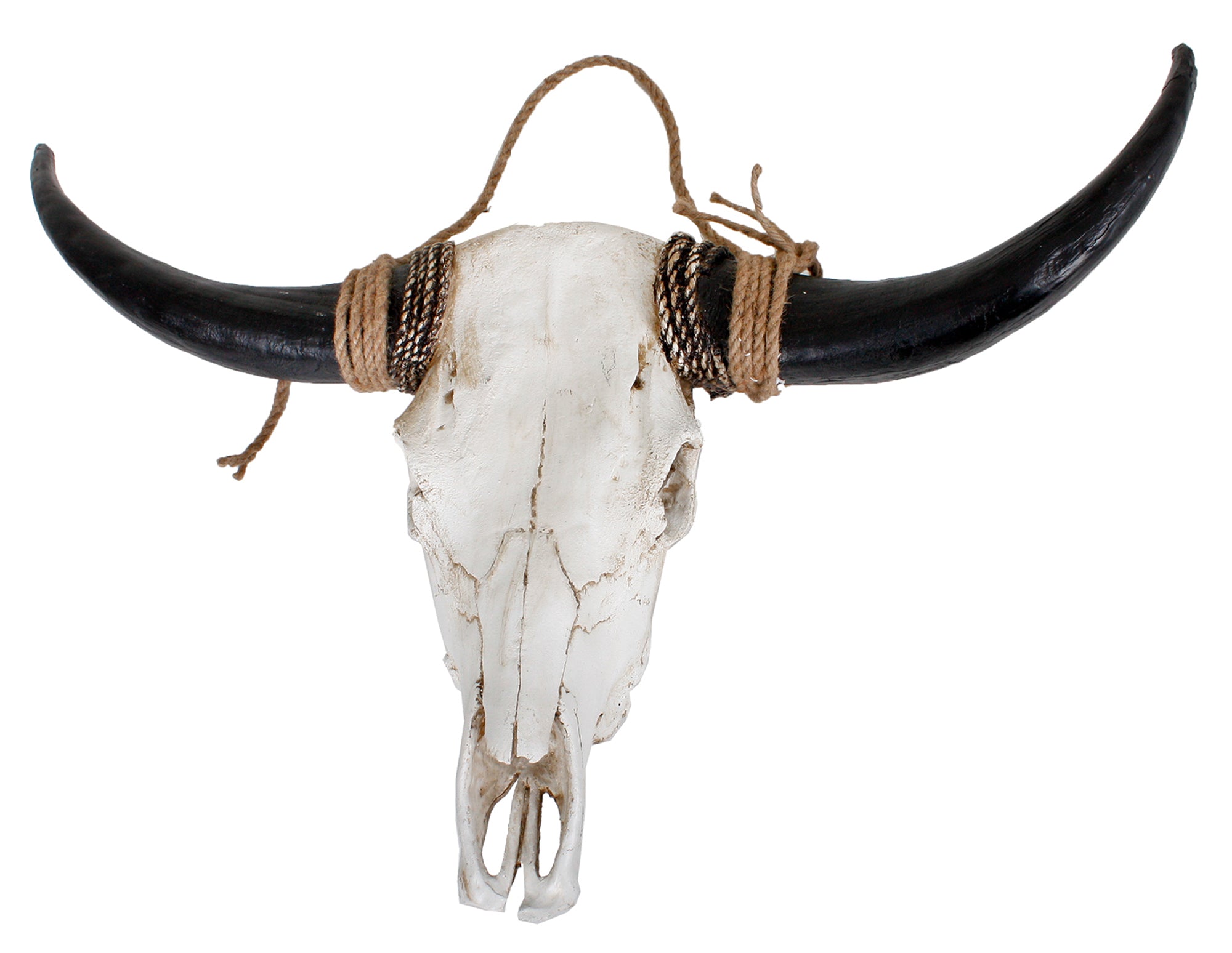 Geweih Deko-Trophäe RIND Wandschmuck Tierkopf-Imitation von Deco Pleasure