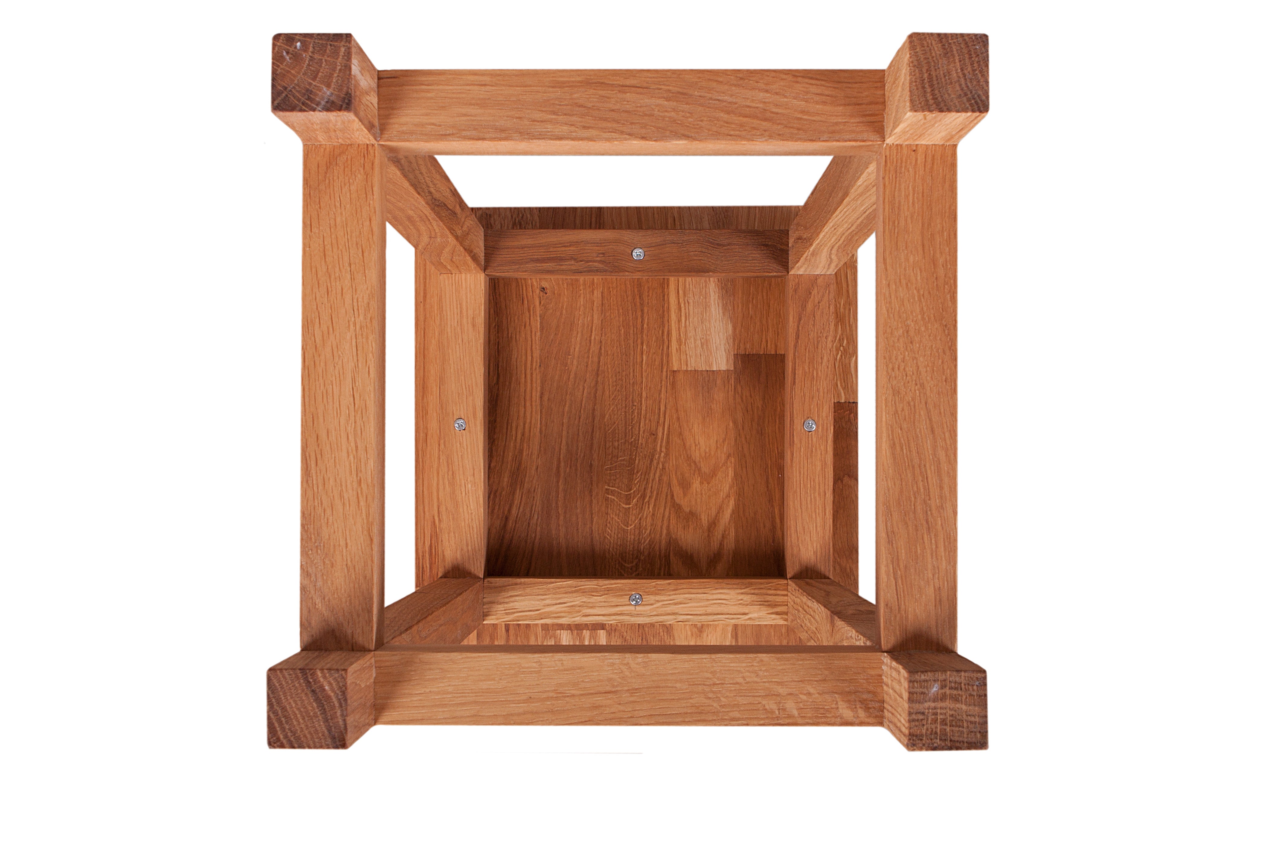 Blumenständer eleganter Pflanzenständer MAX 2 Eichenhocker von Interia Home & Living