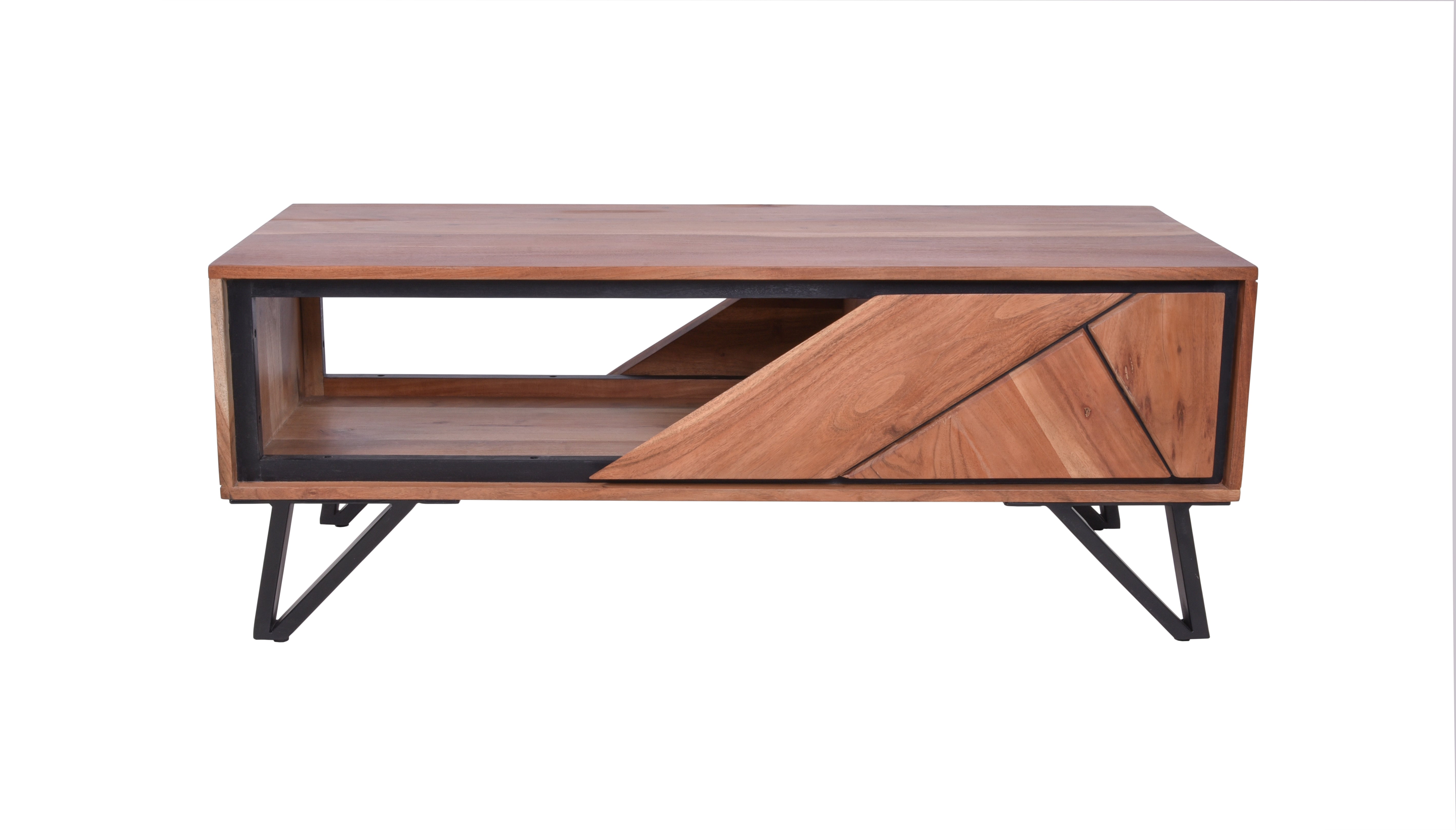 Couchtisch massiver Sofatisch AMBALA Wohnzimmertisch aus Akazienholz von Interia Home & Living