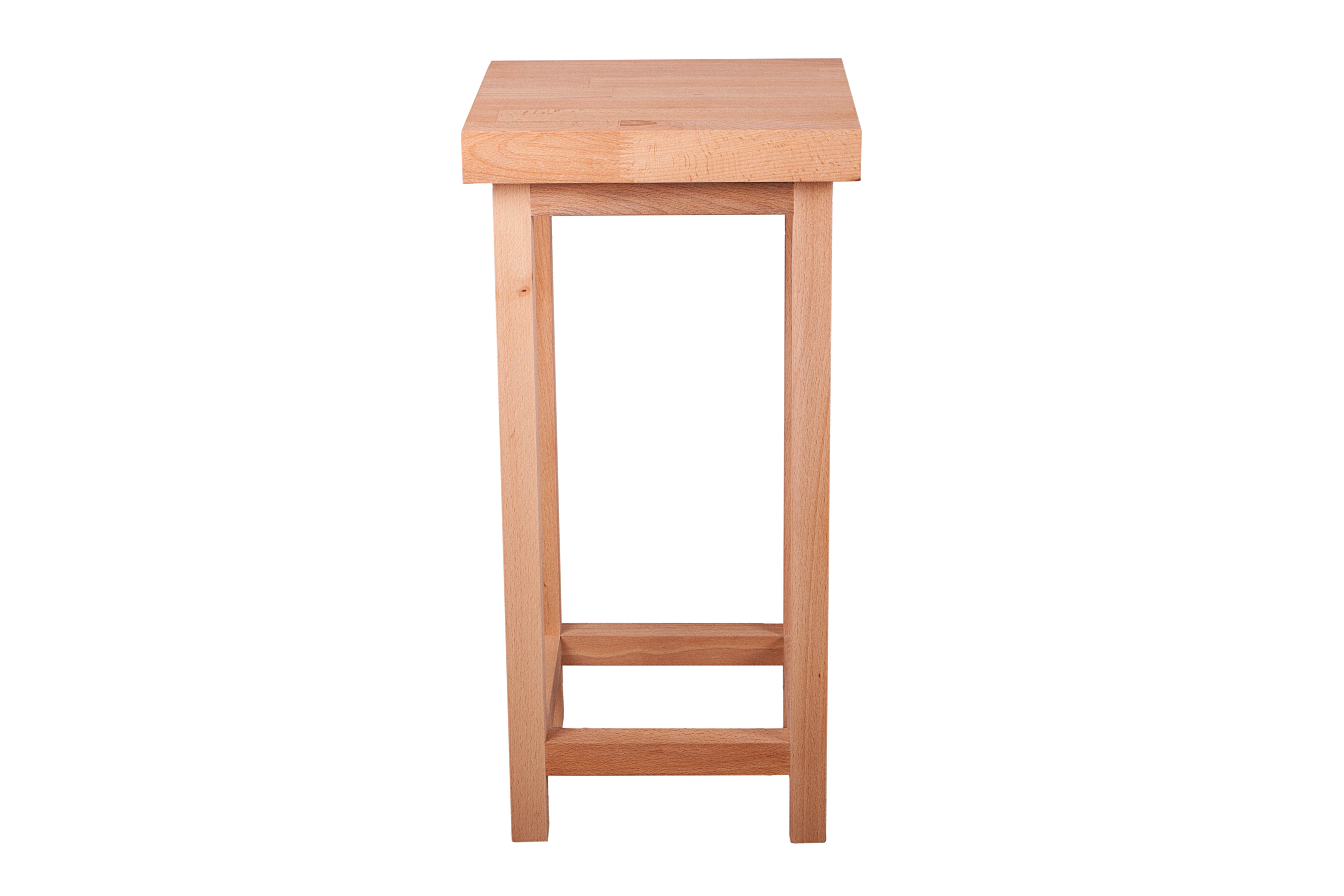 Blumenständer massiver Pflanzenhocker MARCO 4 Holzsäule aus Kernbuche von Interia Home & Living