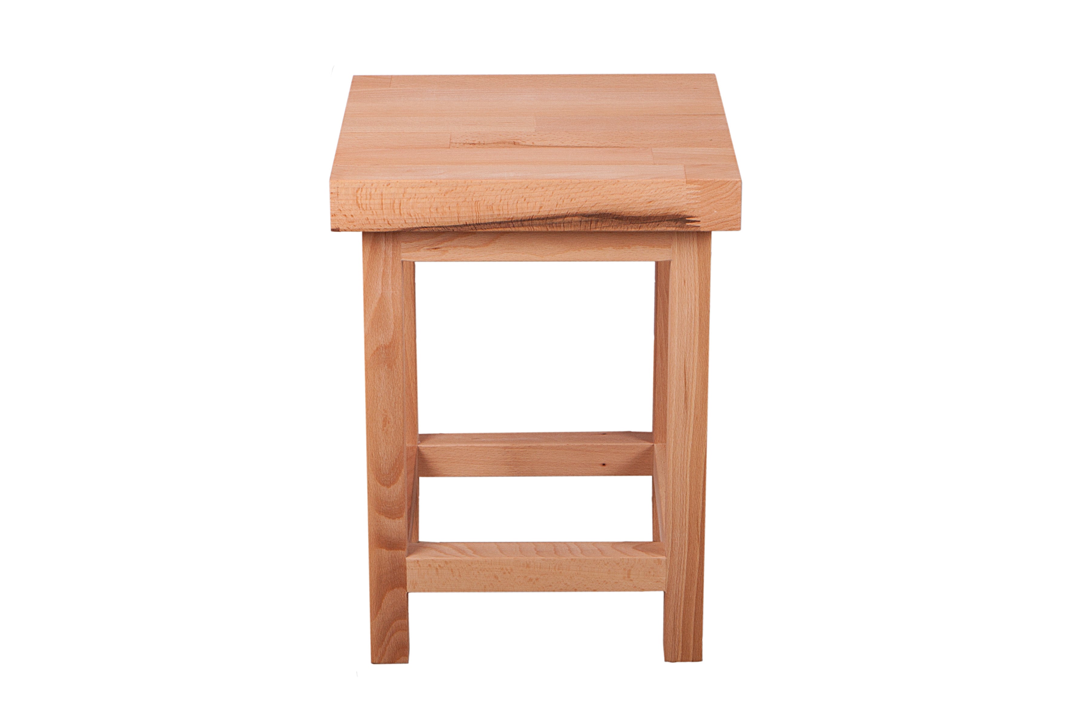 Universalhocker massiver Sitzhocker MARCO 3 Beistelltisch Kernbuche von Interia Home & Living