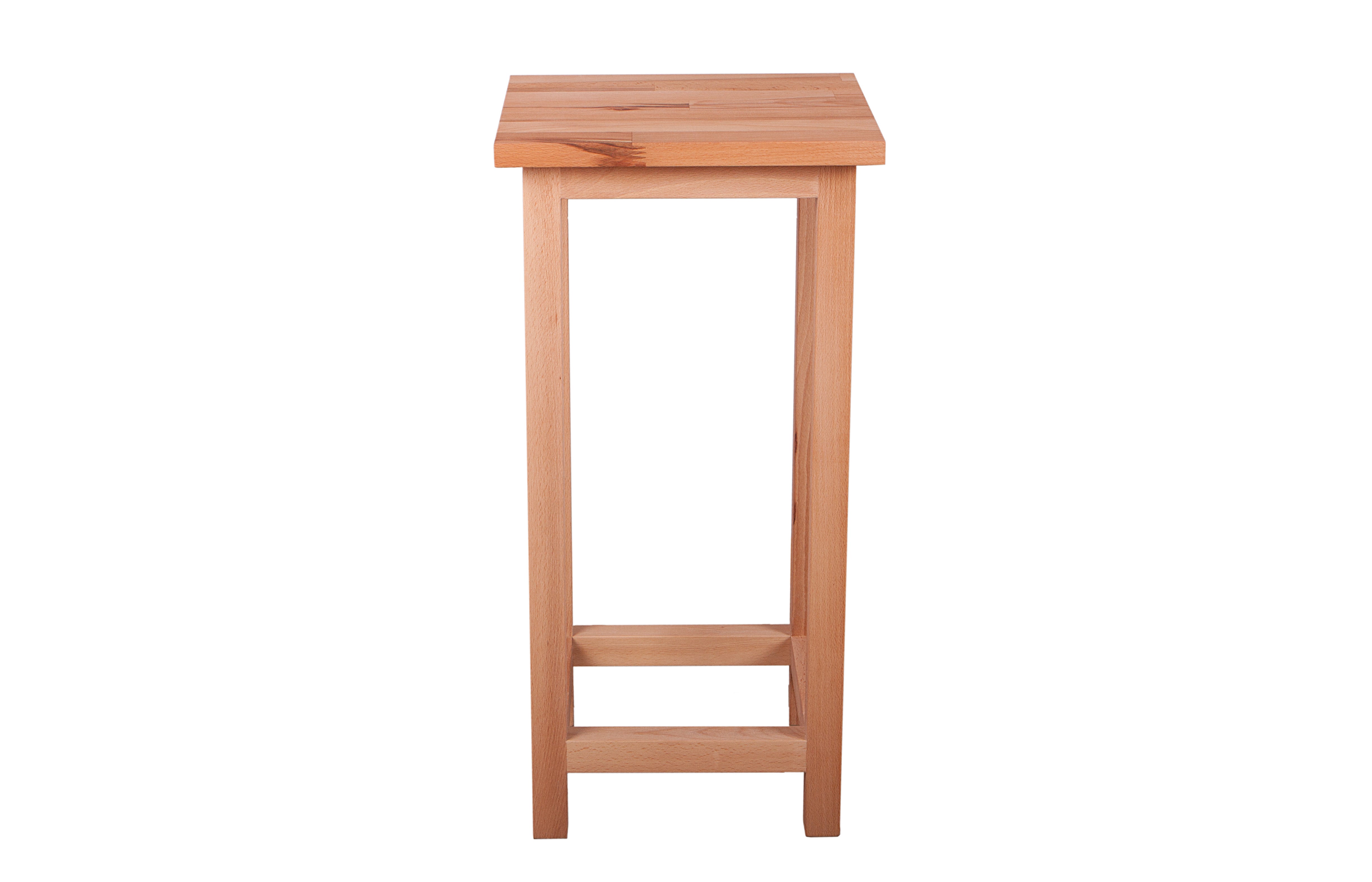 Blumenständer massiver Pflanzenständer MARCO 2 Dekohocker aus Kernbuche von Interia Home & Living