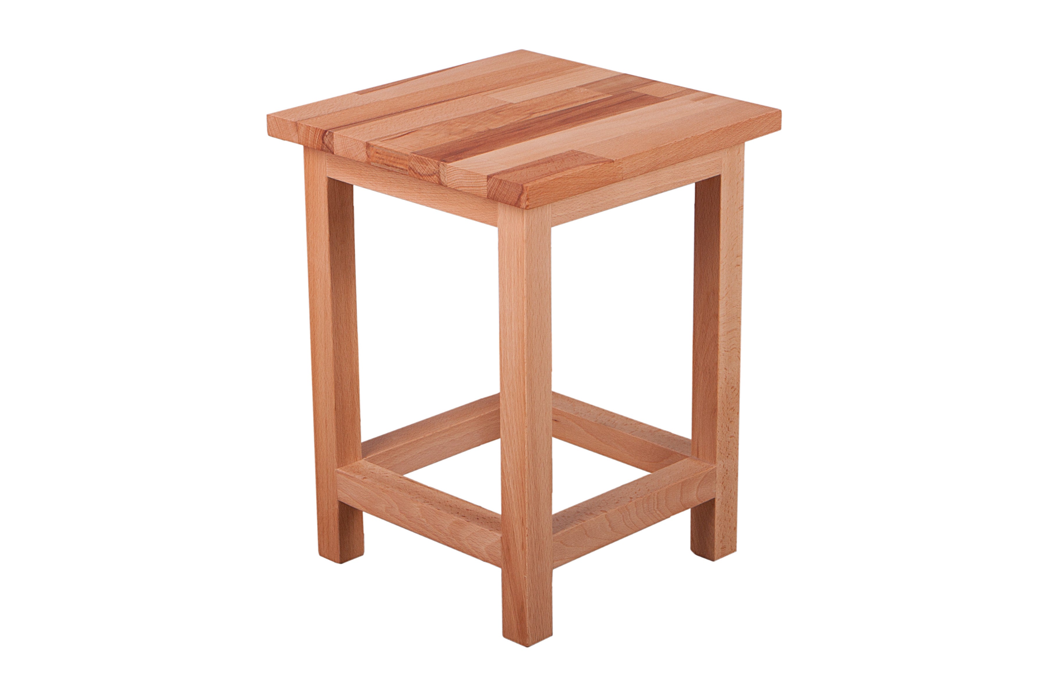 Universalhocker massiver Beistelltisch MARCO 1 Sitzhocker aus Kernbuche von Interia Home & Living