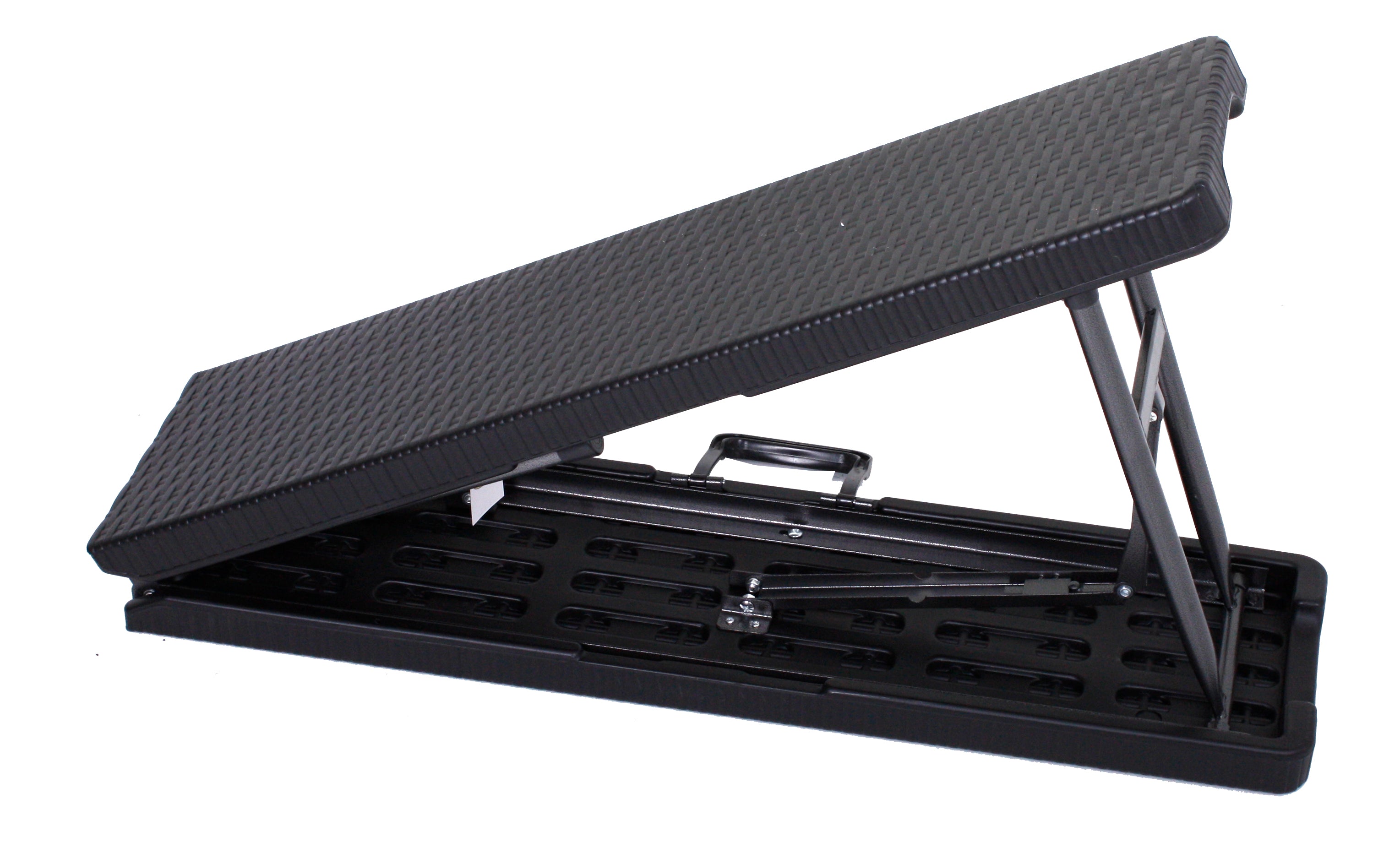 Tisch-Set 3-teilig klappbare Bierzeltgarnitur VENTANA Gartenset in Rattan-Optik von Garden Pleasure