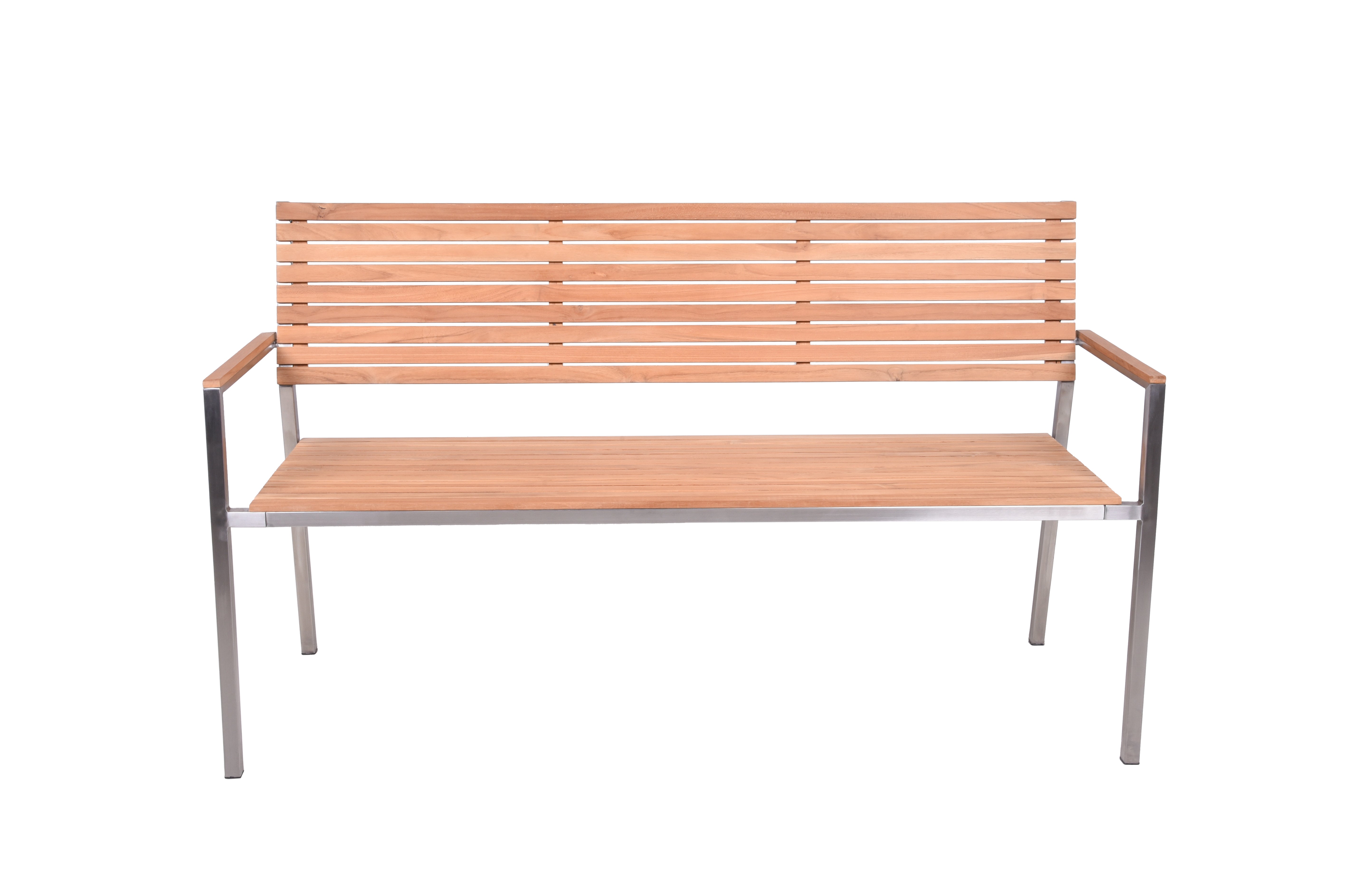 Sitzbank Gartenbank DENVER 3-Sitzer Teak Holzbank robust von Garden Pleasure