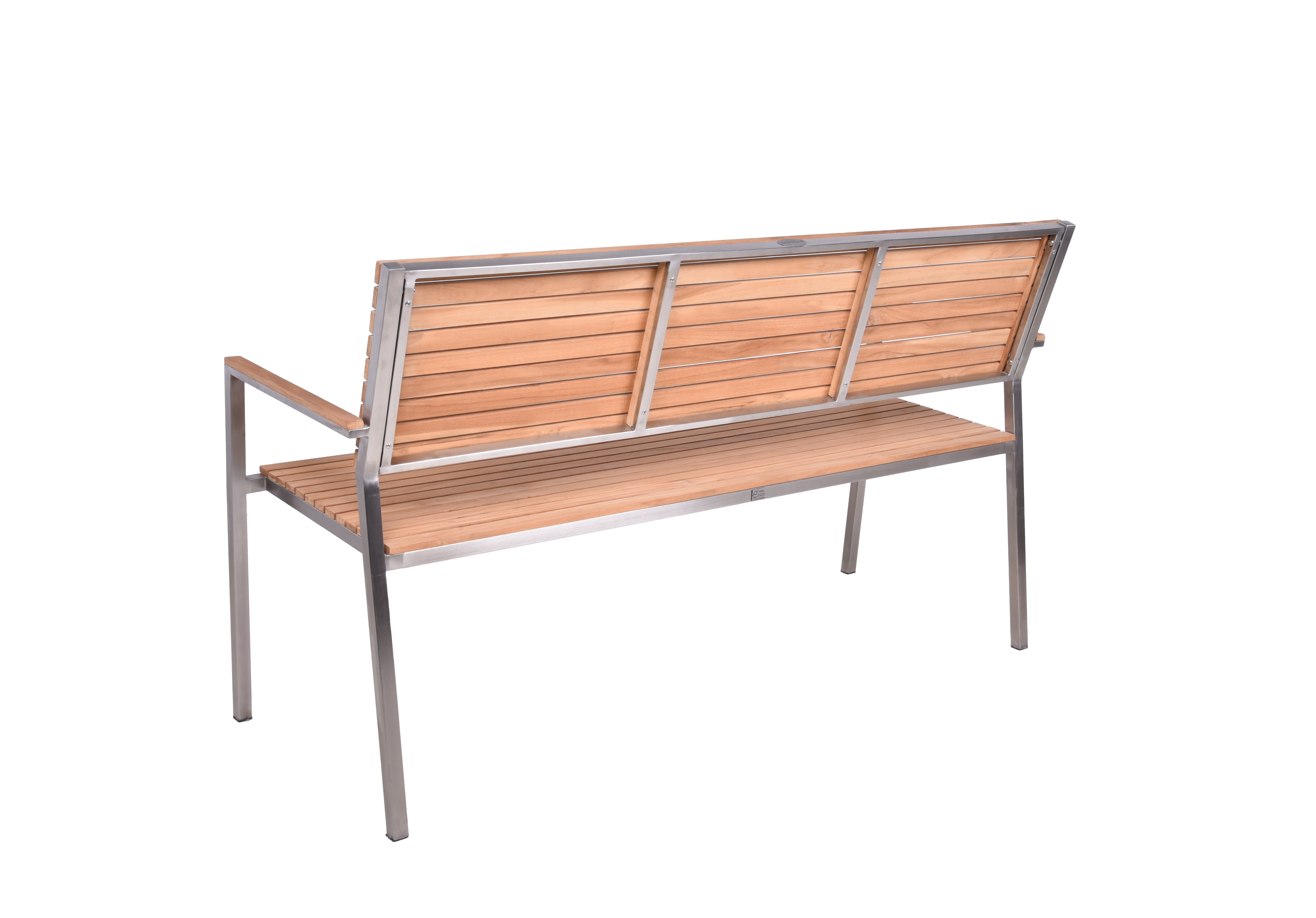 Sitzbank Gartenbank DENVER 3-Sitzer Teak Holzbank robust von Garden Pleasure