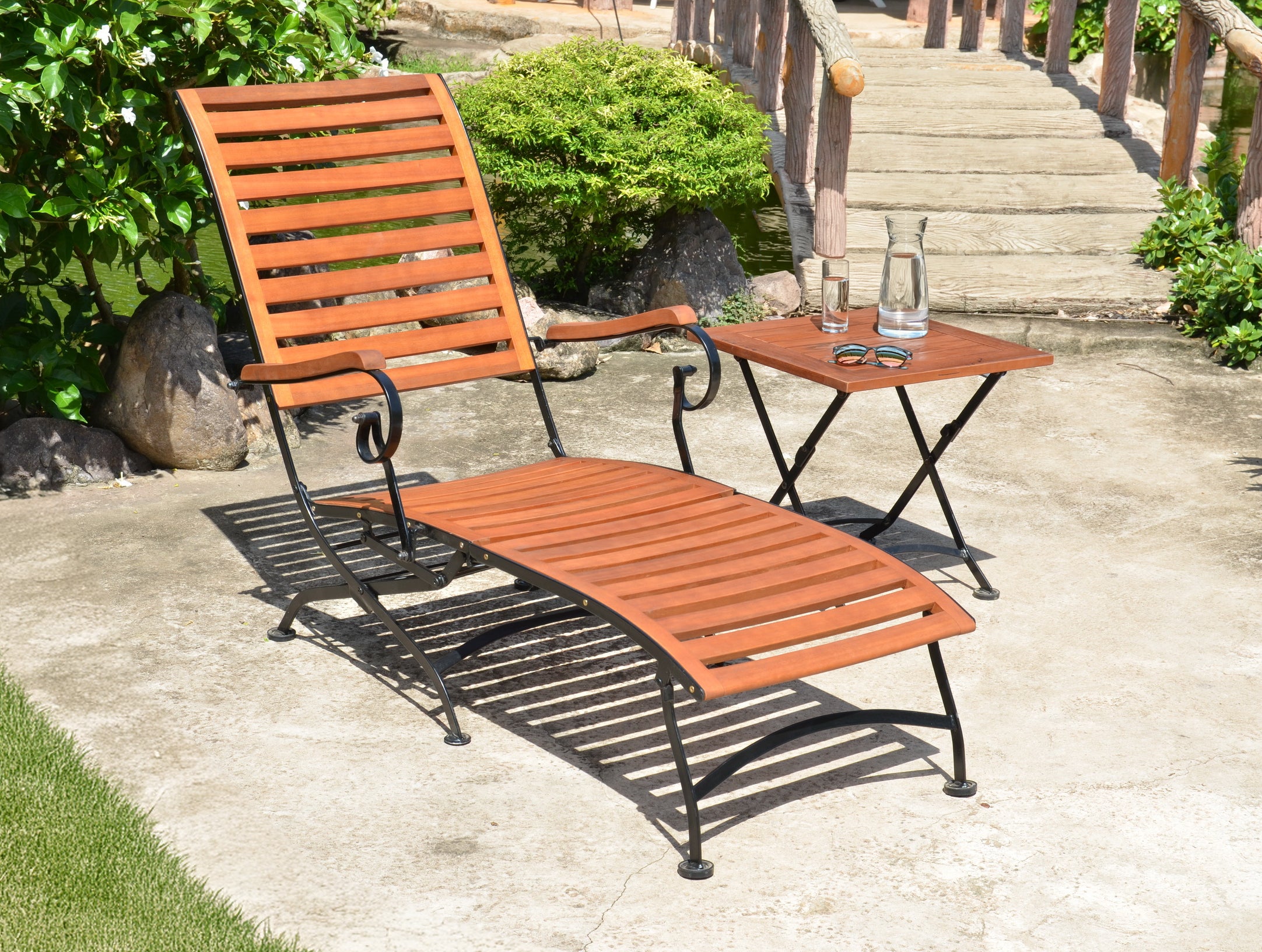 Deckchair Gartenstuhl WIEN Outdoorstuhl Klappstuhl robust pflegeleicht O Outdoor von Garden Pleasure