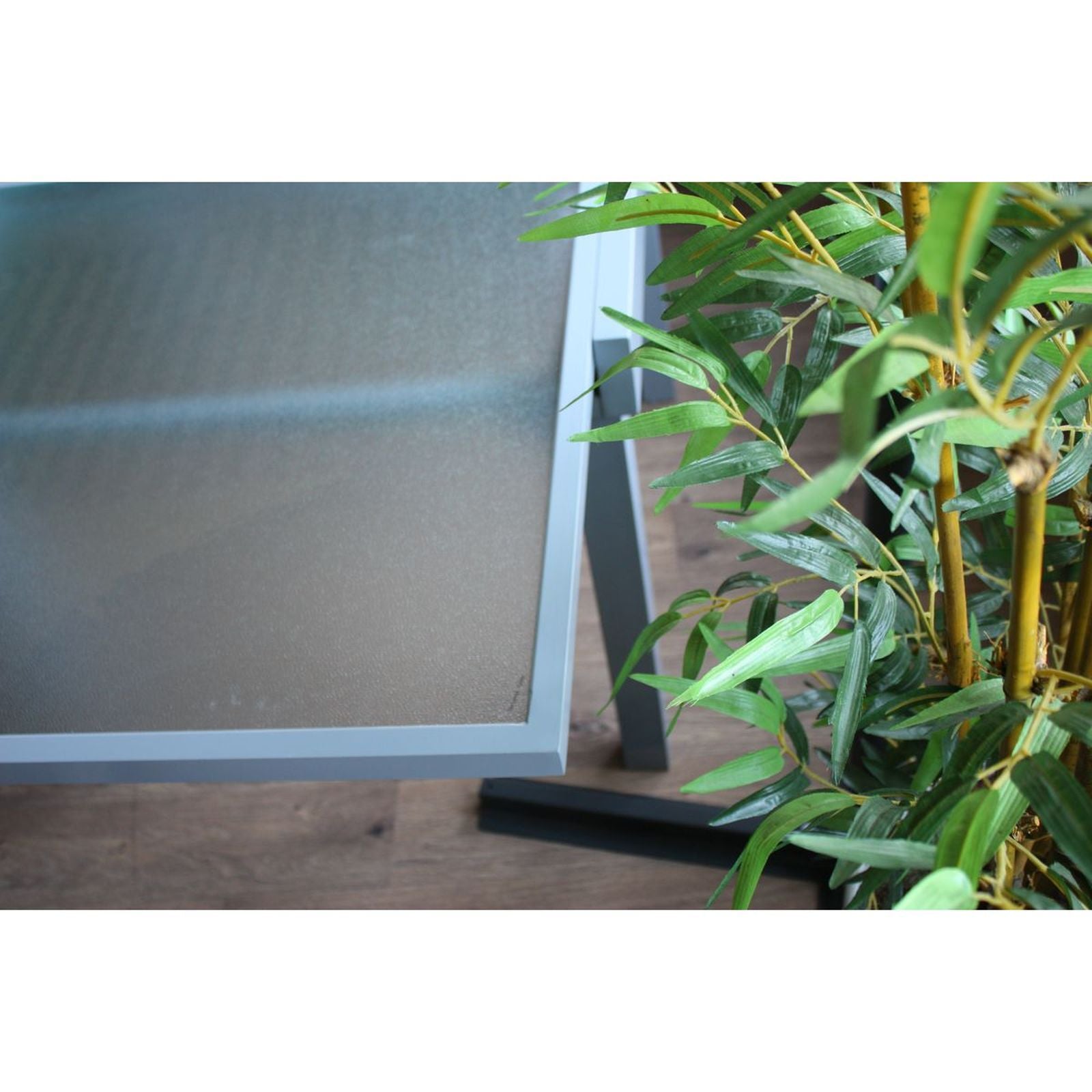 Ausziehtisch Gartentisch LOLA Esstisch Aluminium Glasplatte kompakt von Garden Pleasure