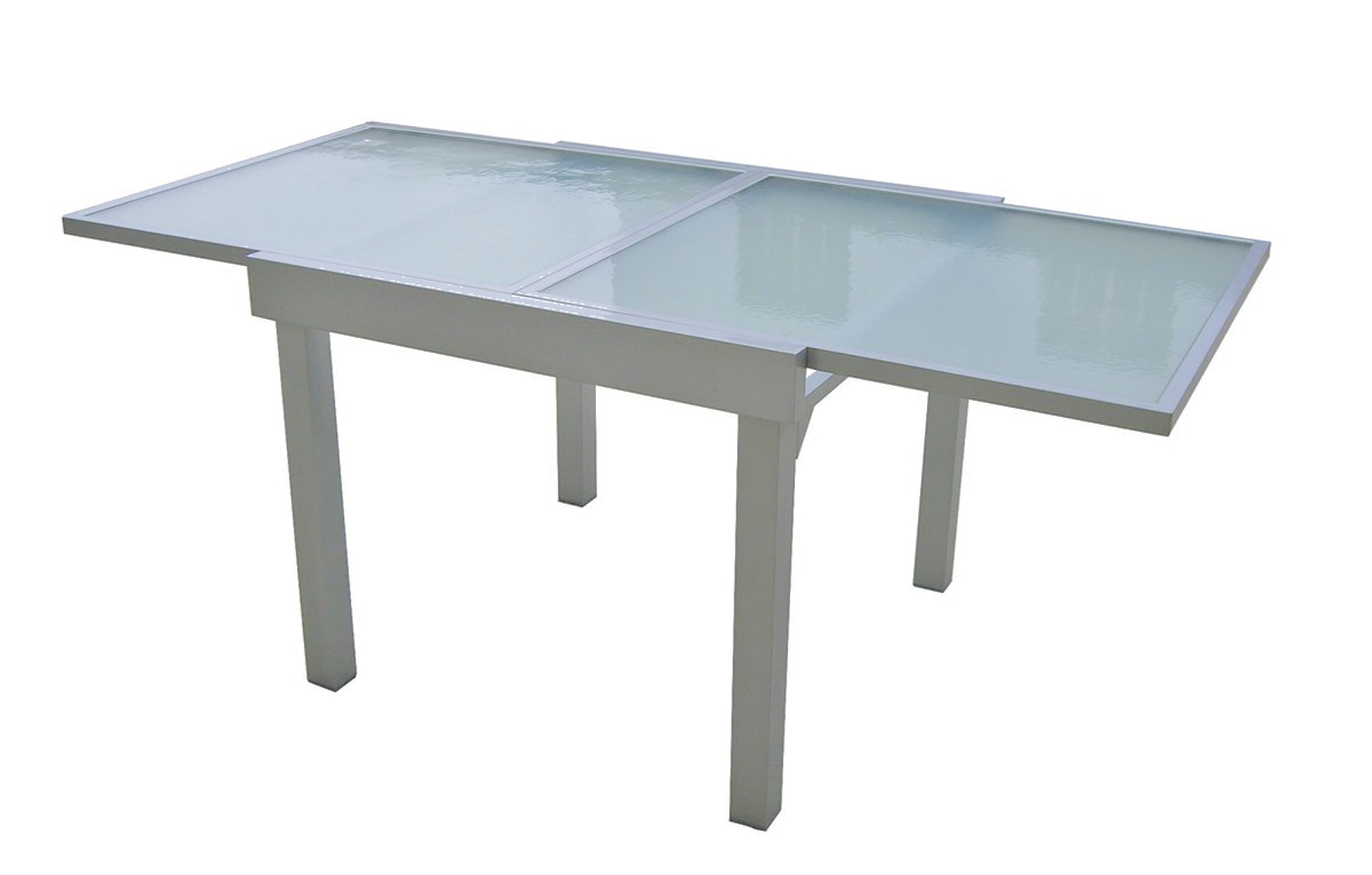 Ausziehtisch Gartentisch LOLA Esstisch Aluminium Glasplatte groß von Garden Pleasure