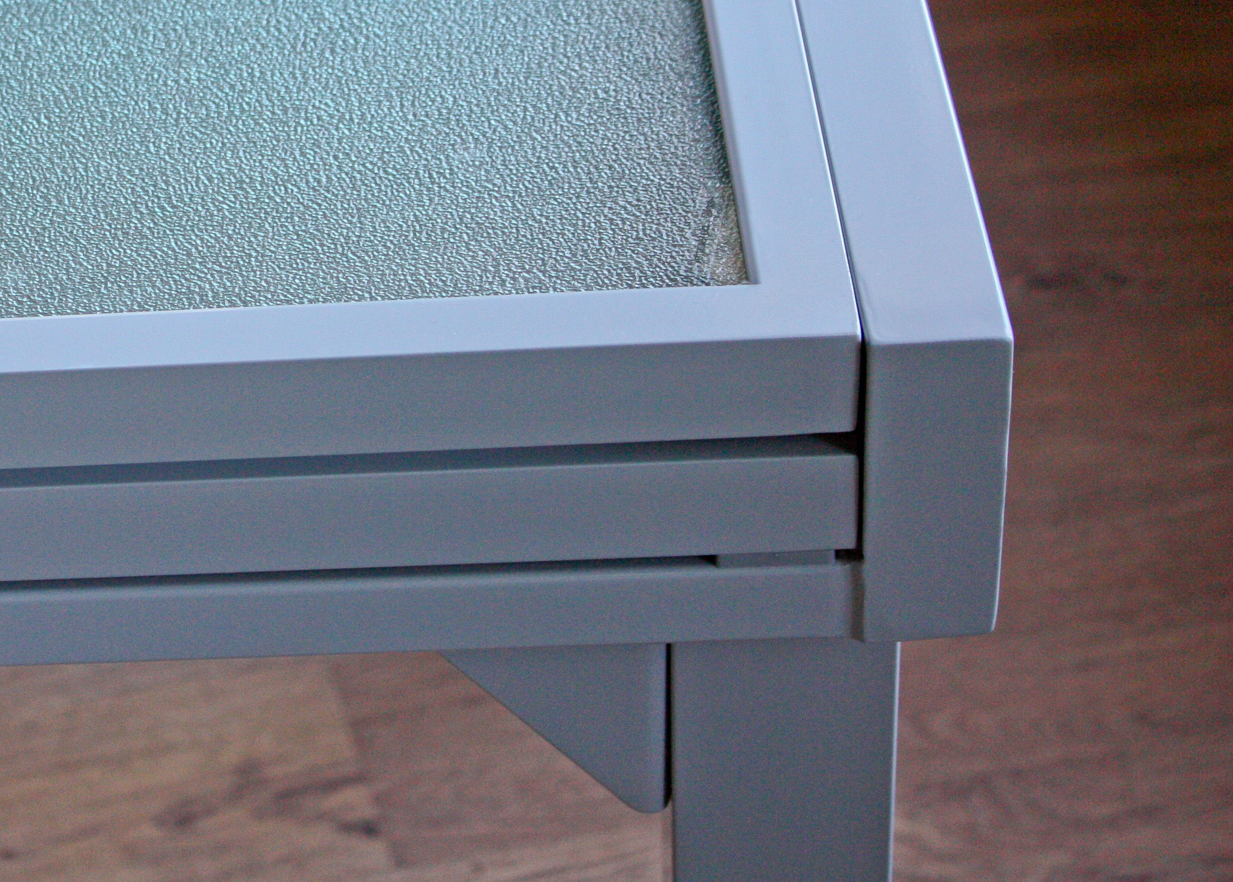 Ausziehtisch Gartentisch LOLA Esstisch Aluminium Glasplatte groß von Garden Pleasure