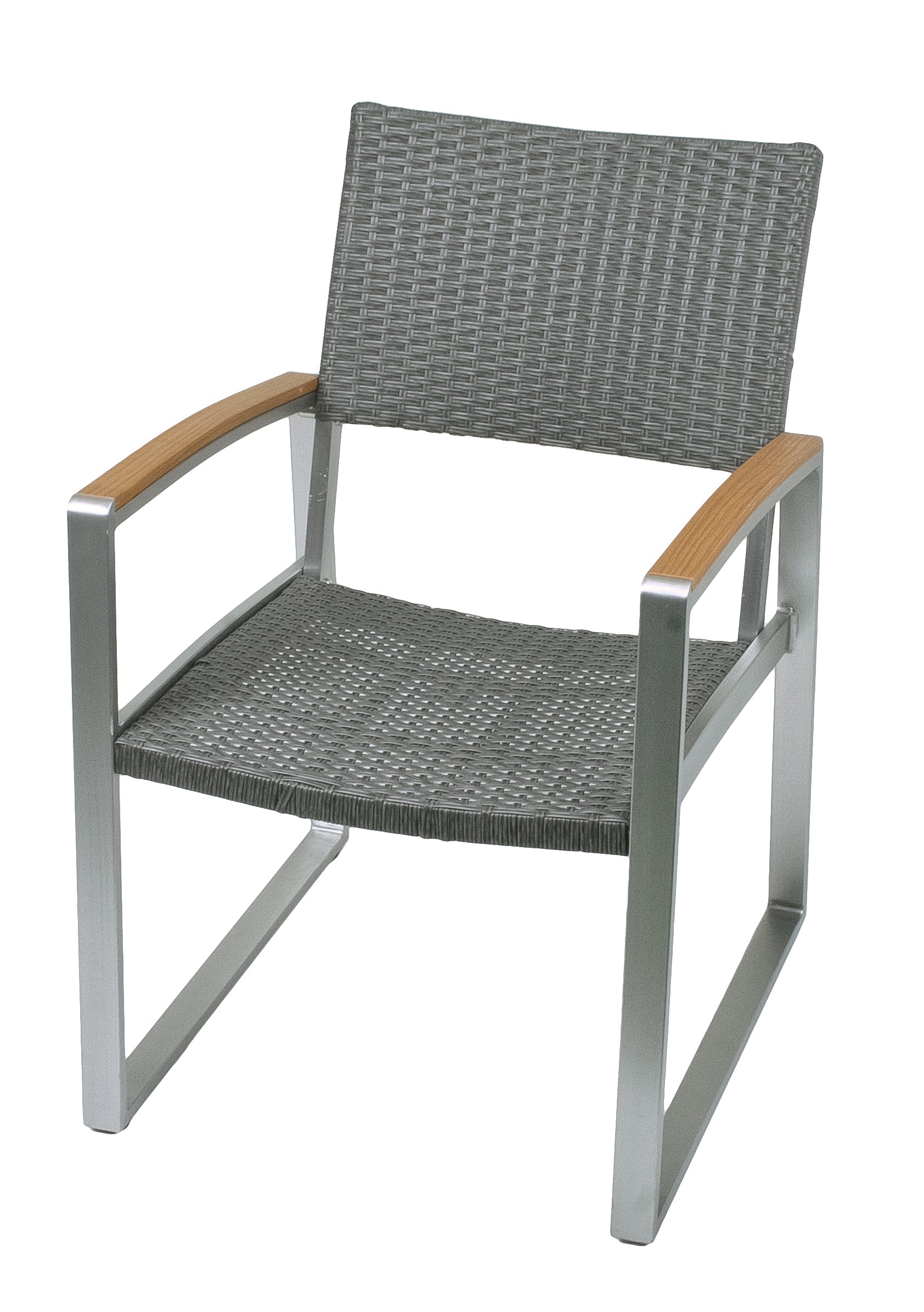 Gartenstuhl Stuhl AVA 2er Set Armlehnstuhl Polyrattan modern von Garden Pleasure