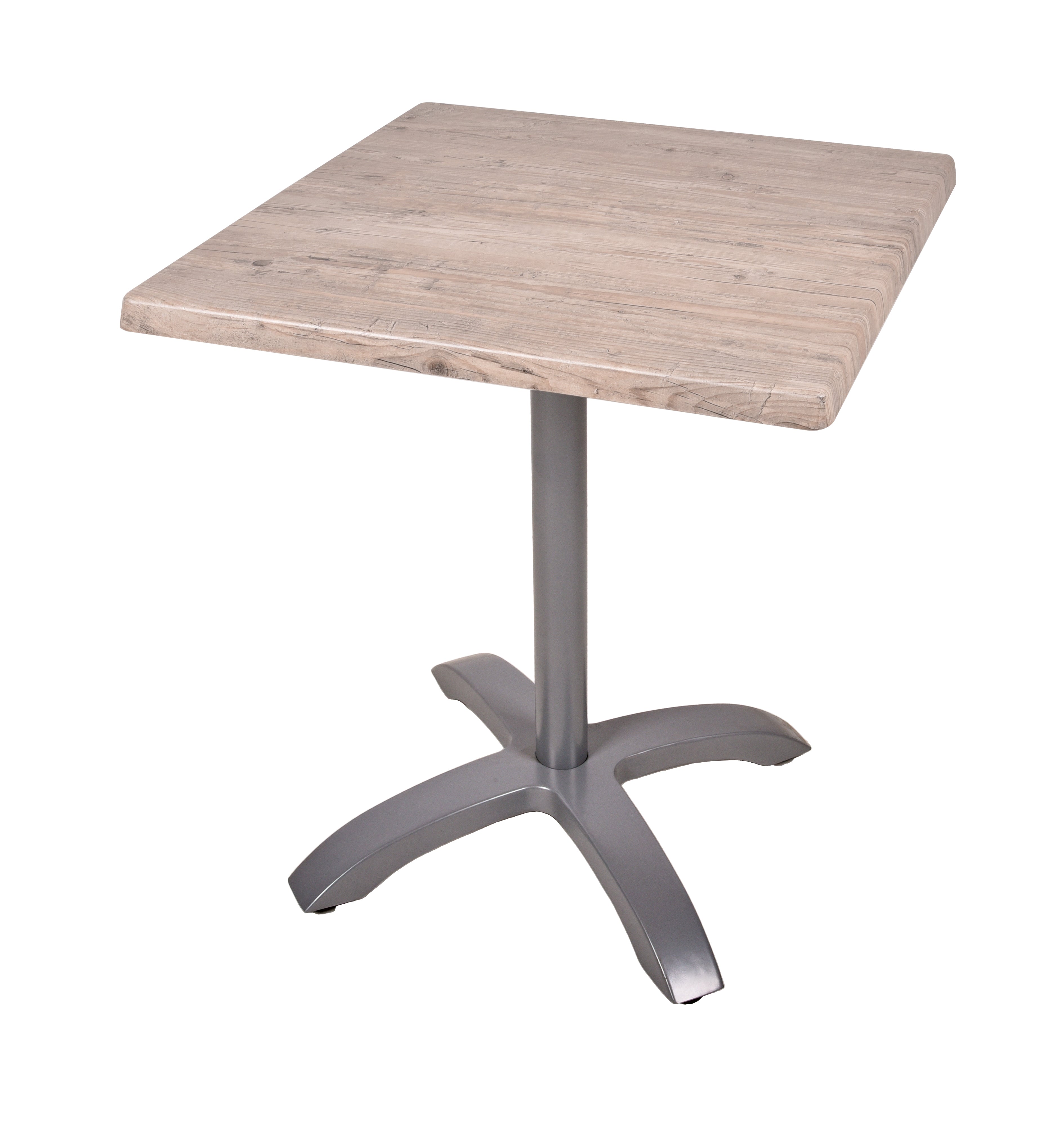 Klapptisch Bistrotisch PICOS 70x70 Gartentisch Holzoptik klappbar von