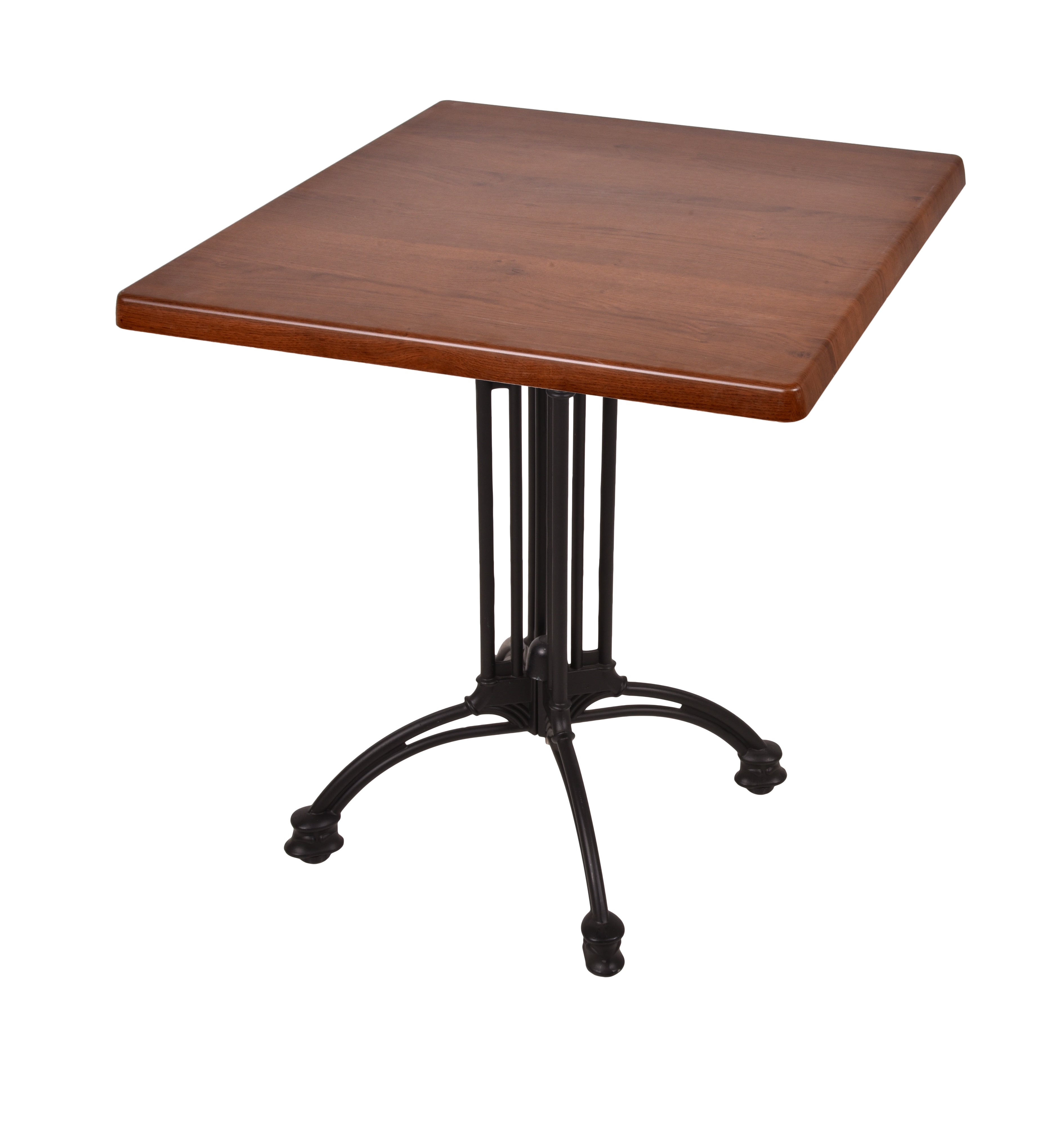 Bistrotisch Gartentisch MORENA 70x70 Holzoptik dunkelbraun von Garden Pleasure