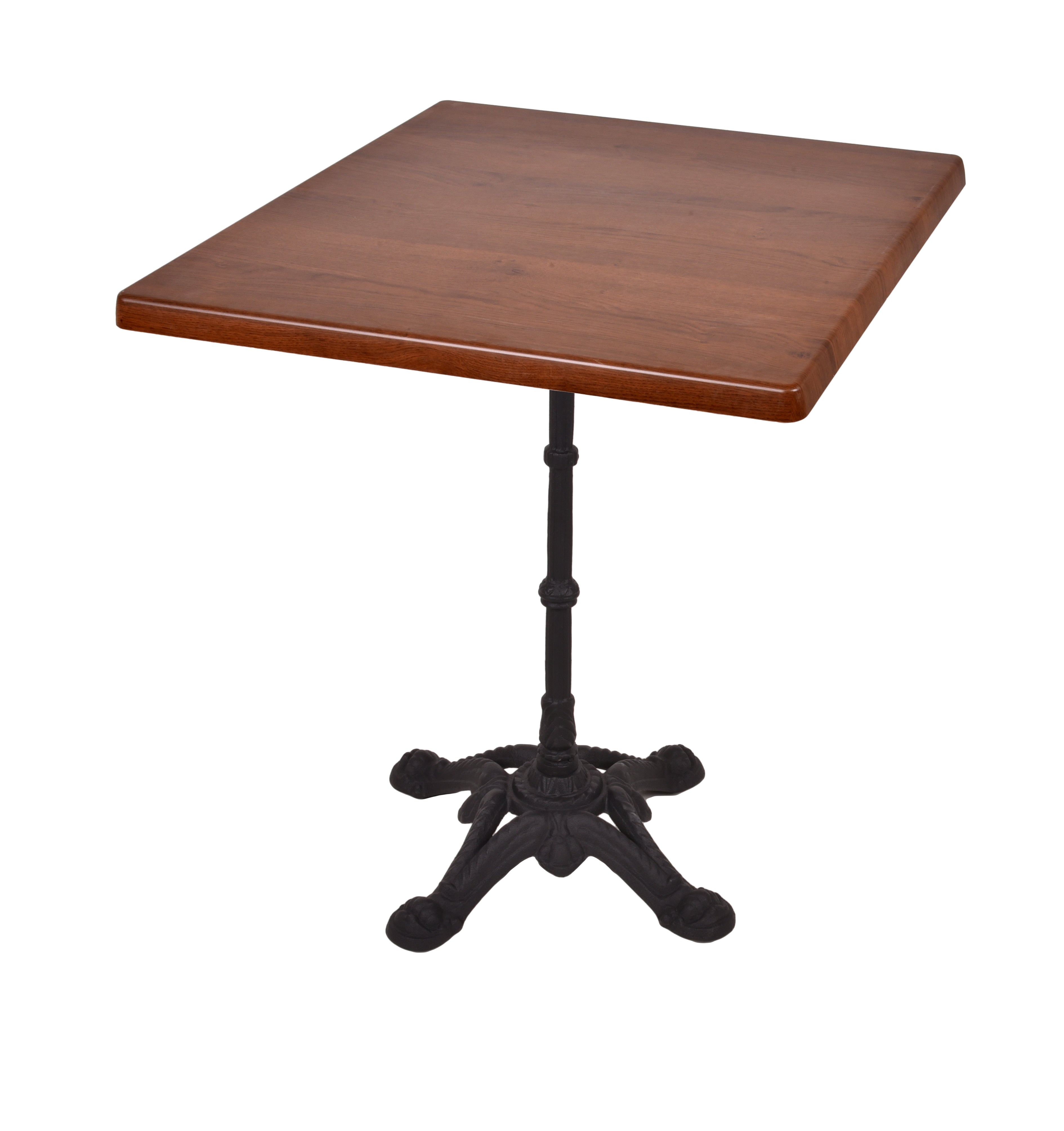 Bistrotisch Gastro-Tisch CIVETTA 70x70 Gusseisen Holzoptik von Garden Pleasure