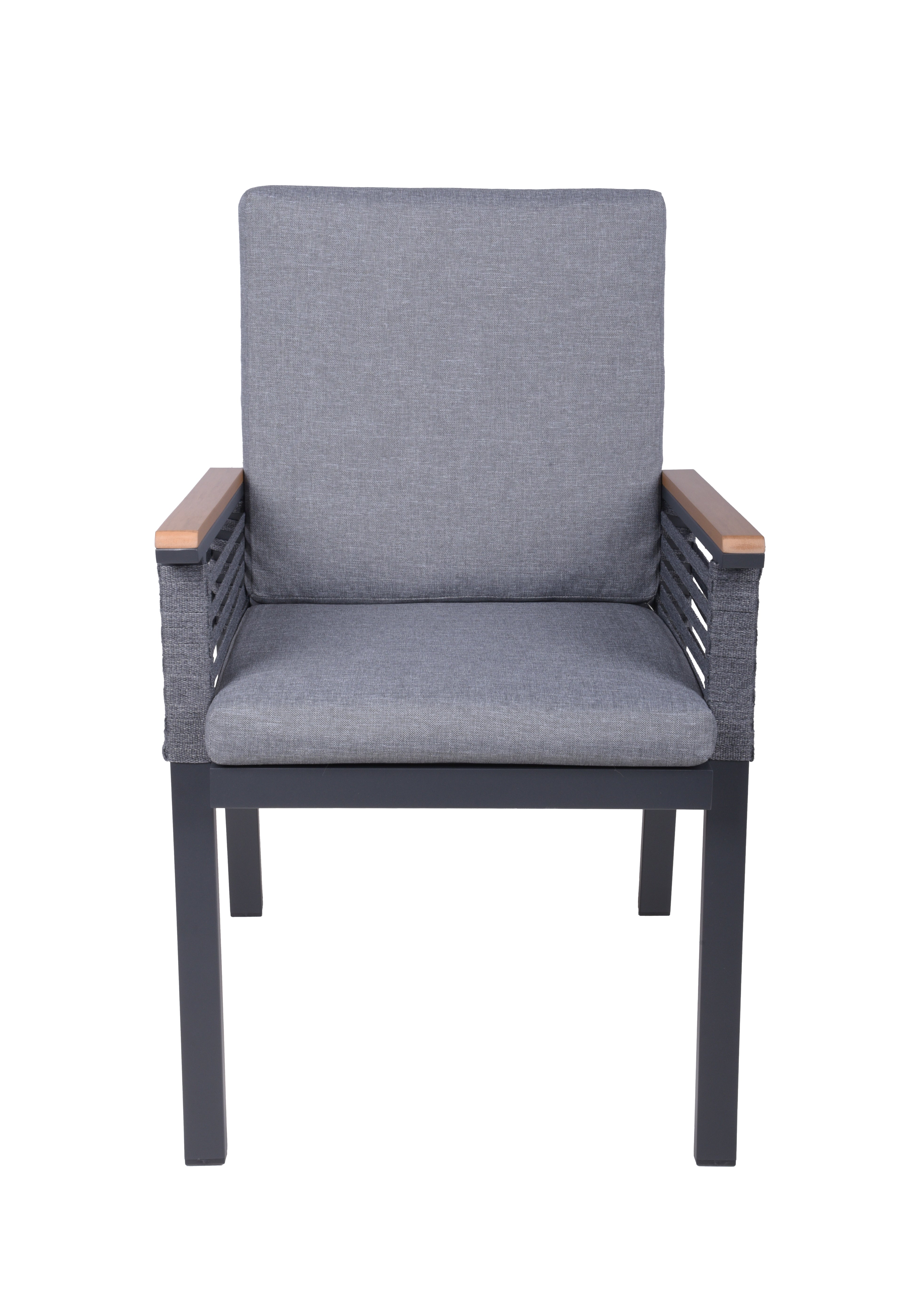 Gartenstuhl Sessel DENIA 2er Set Rope-Besannung modern von Garden Pleasure