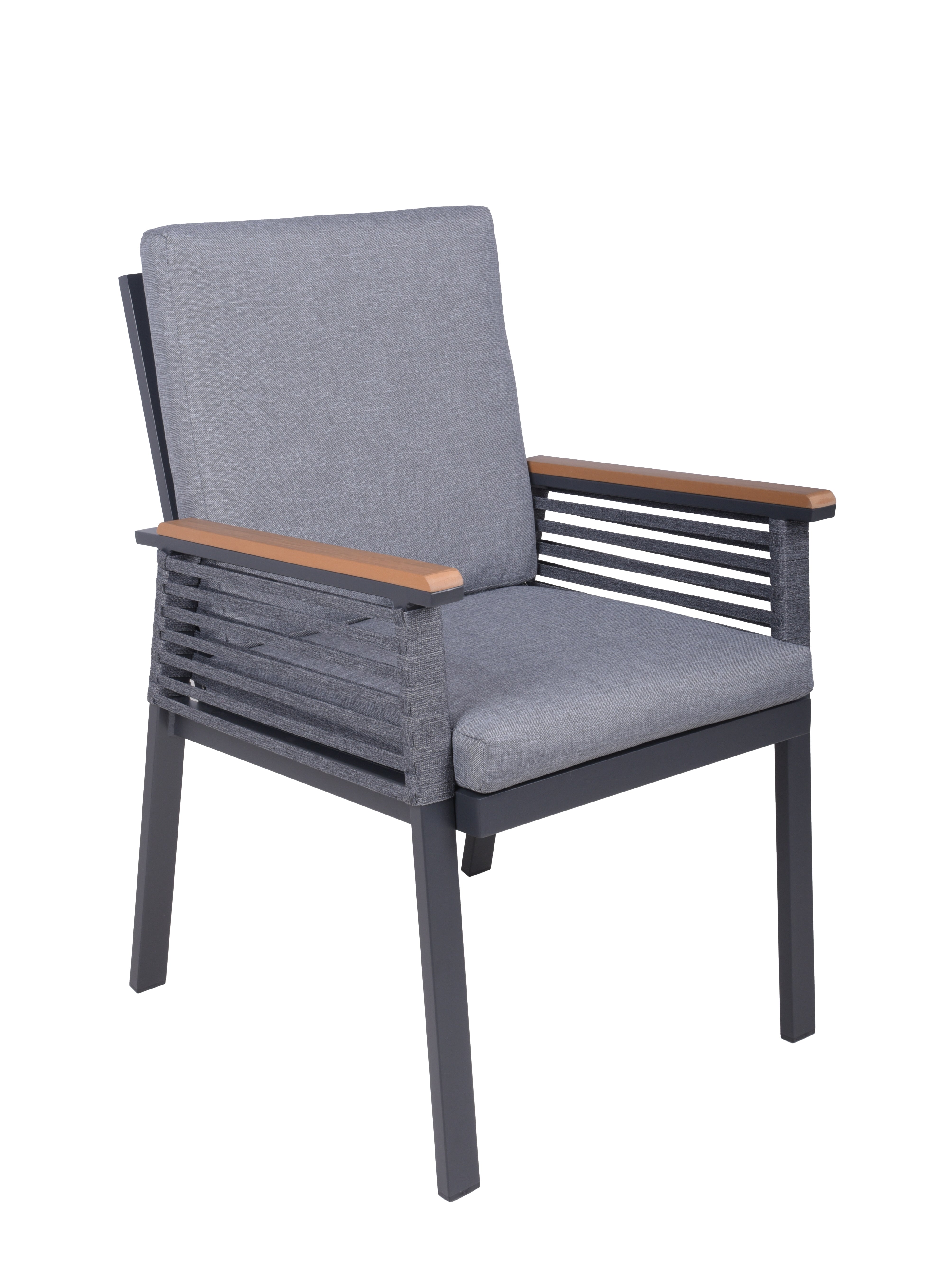 Gartenstuhl Sessel DENIA 2er Set Rope-Besannung modern von Garden Pleasure