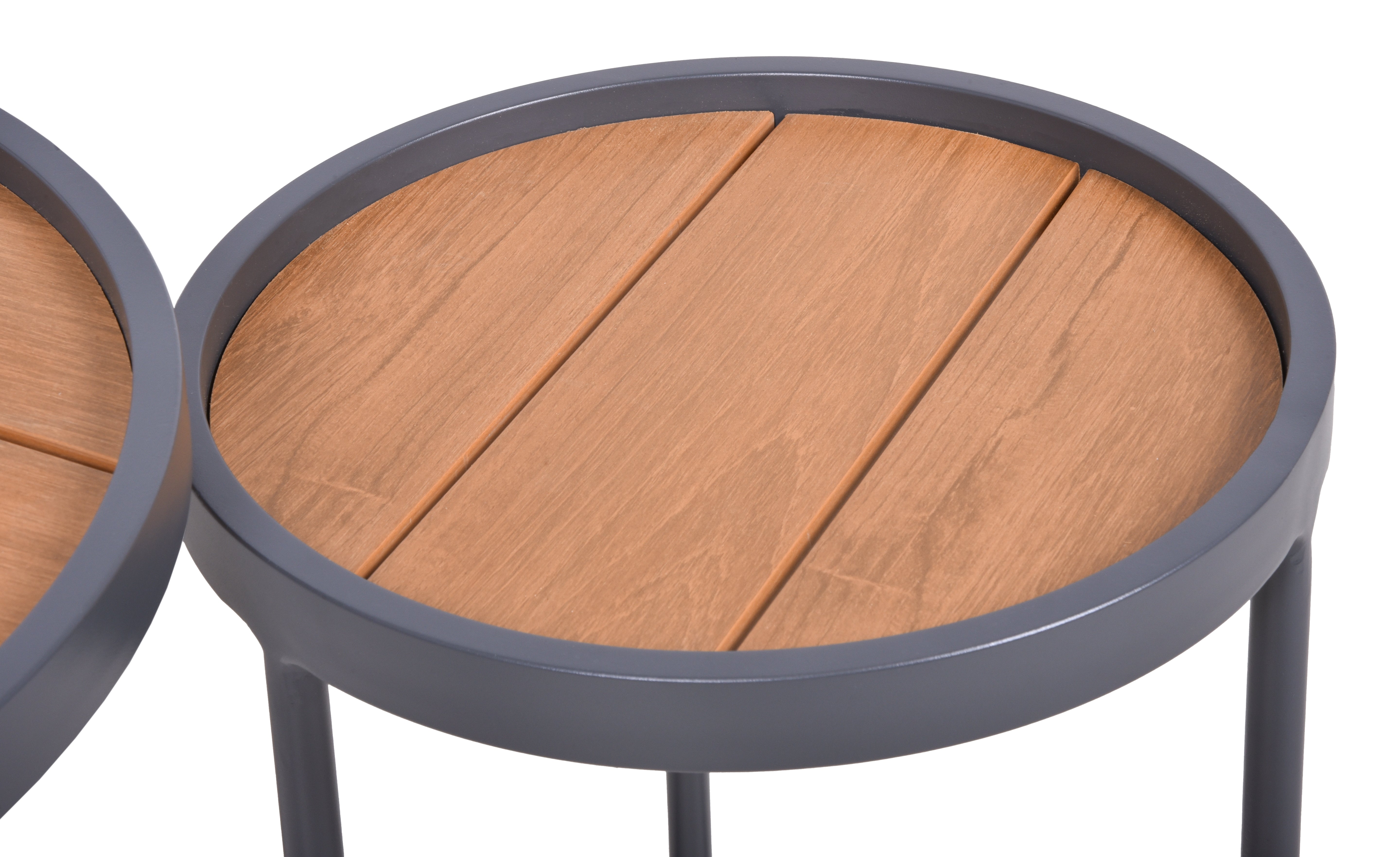 Beistelltisch-Set Loungetisch SILEA 2er Satztische quadratisch modern von Garden Pleasure