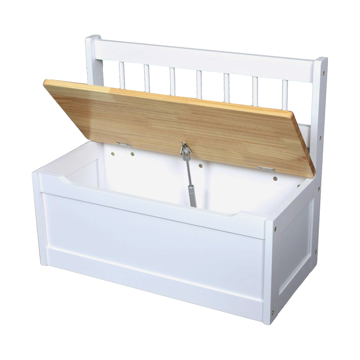 Kinder-Truhenbank Kindersitzbank mit Stauraum 2er Set Holz von Garden Pleasure