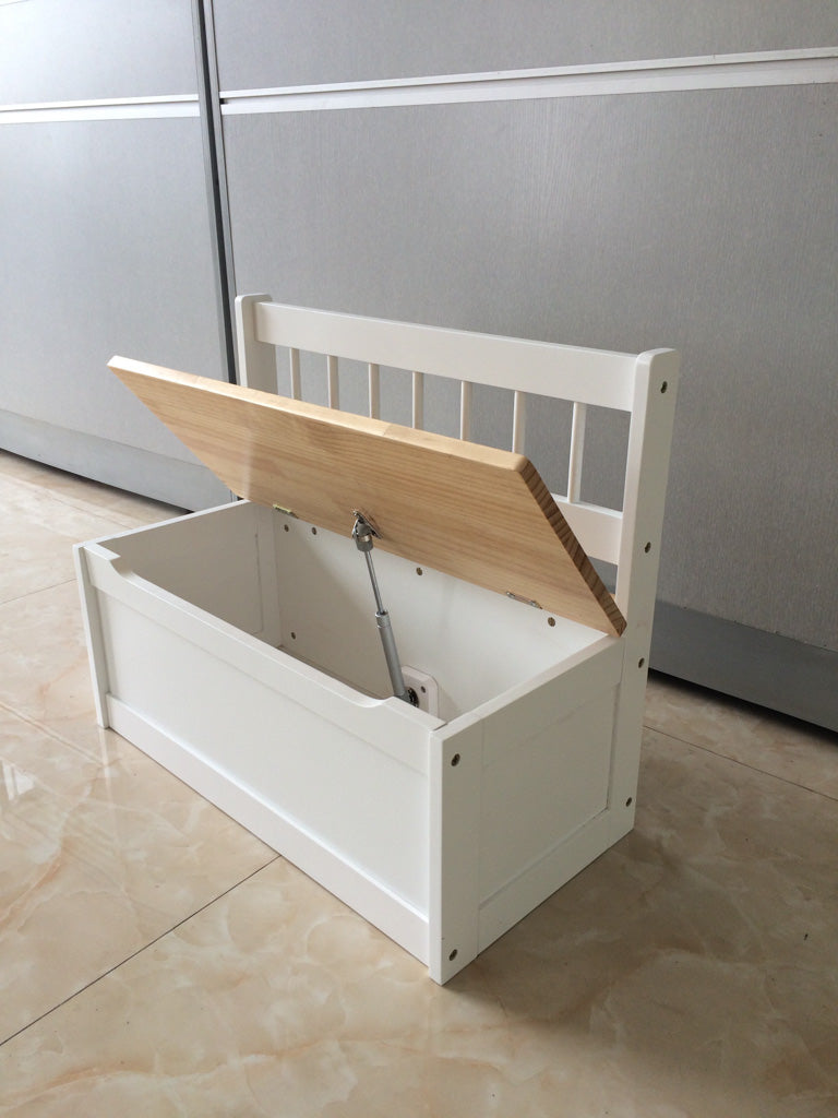 Kinder-Truhenbank Kindersitzbank mit Stauraum 2er Set Holz von Garden Pleasure