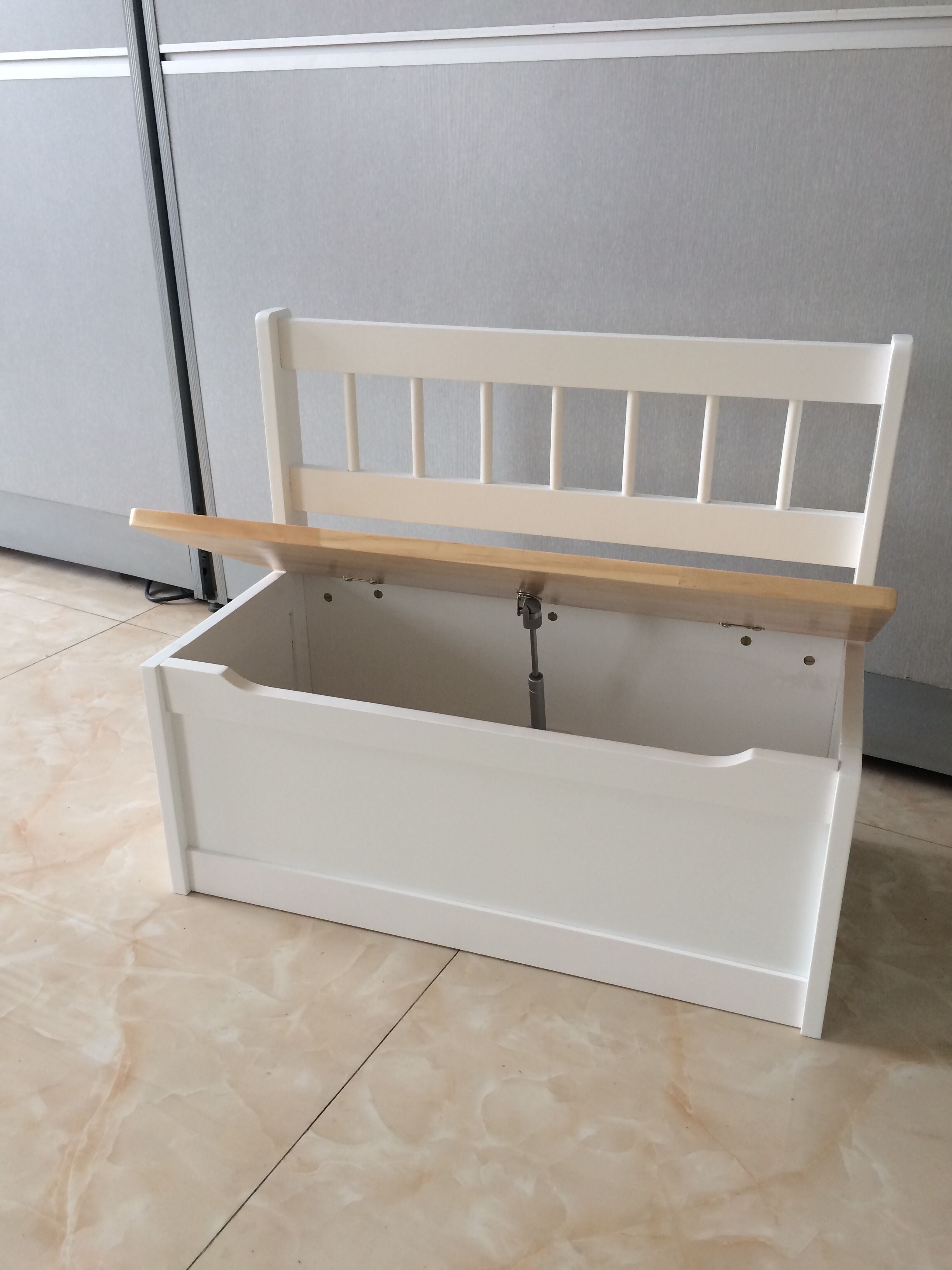 Kinder-Truhenbank Kindersitzbank mit Stauraum 2er Set Holz von Garden Pleasure