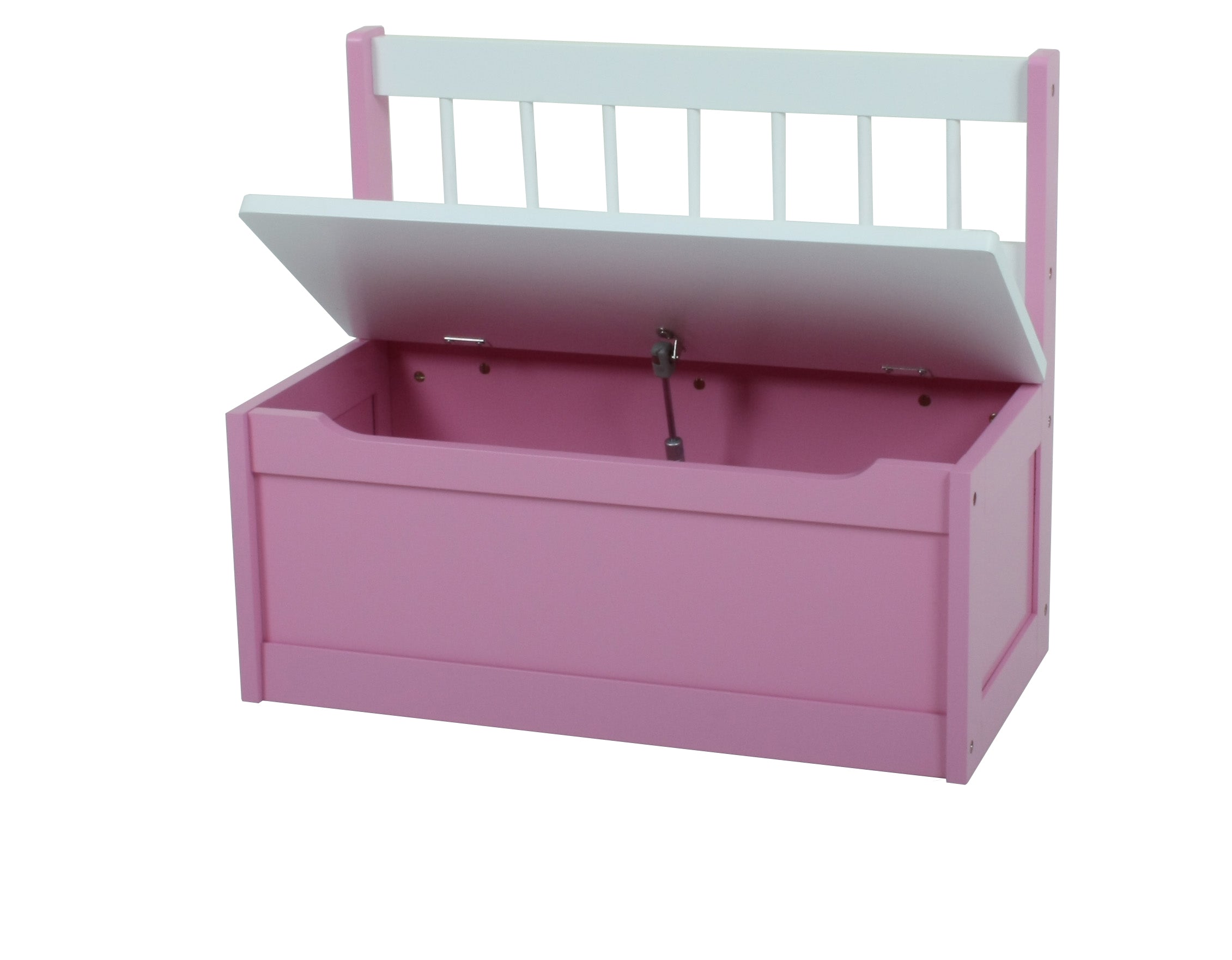 Kinder-Truhenbank Kindersitzbank pink 2er Set mit Stauraum von Garden Pleasure