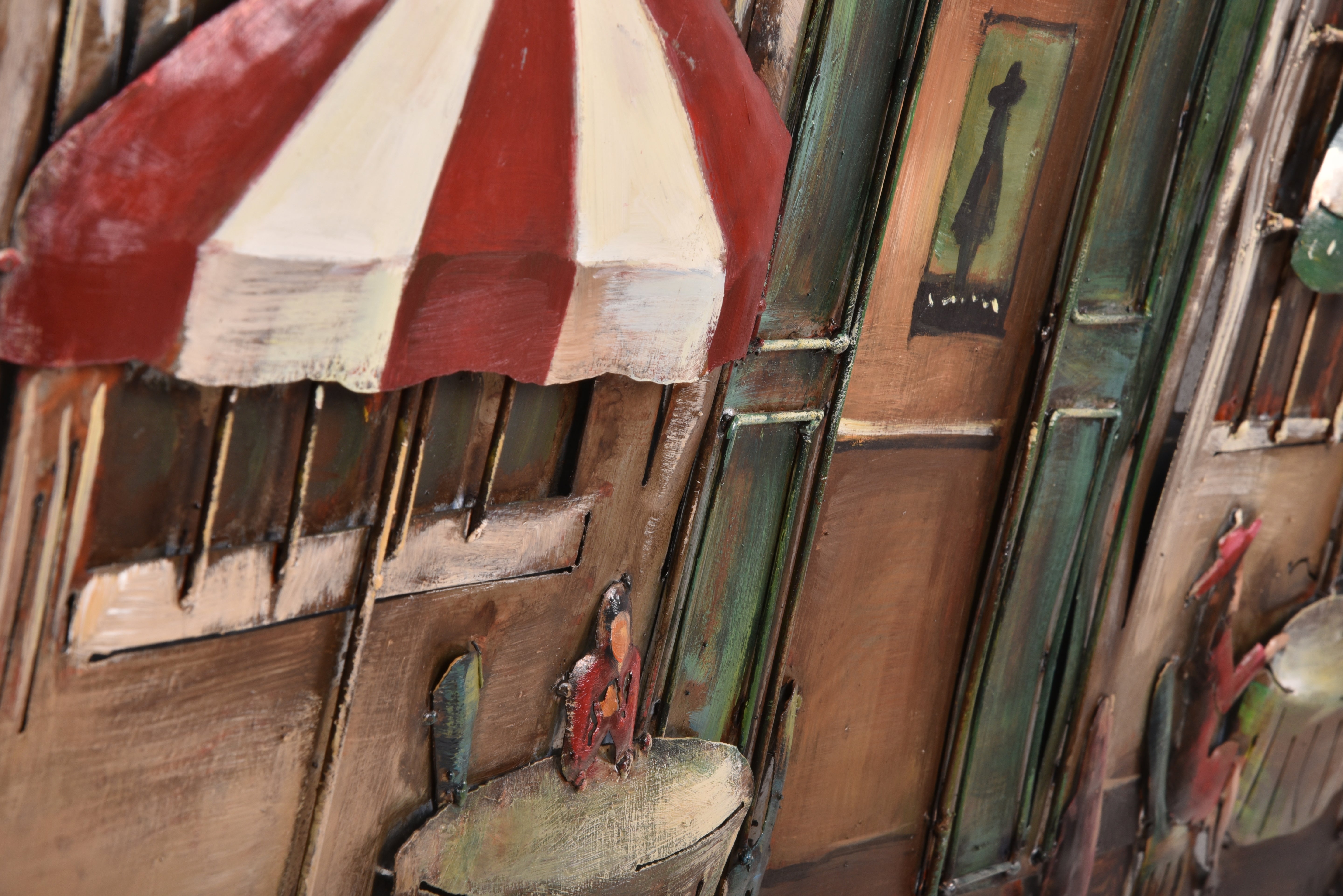 3D Metallbild English Pub Vintage Wanddeko einzigartiges Metall-Wandbild von Interia Home & Living