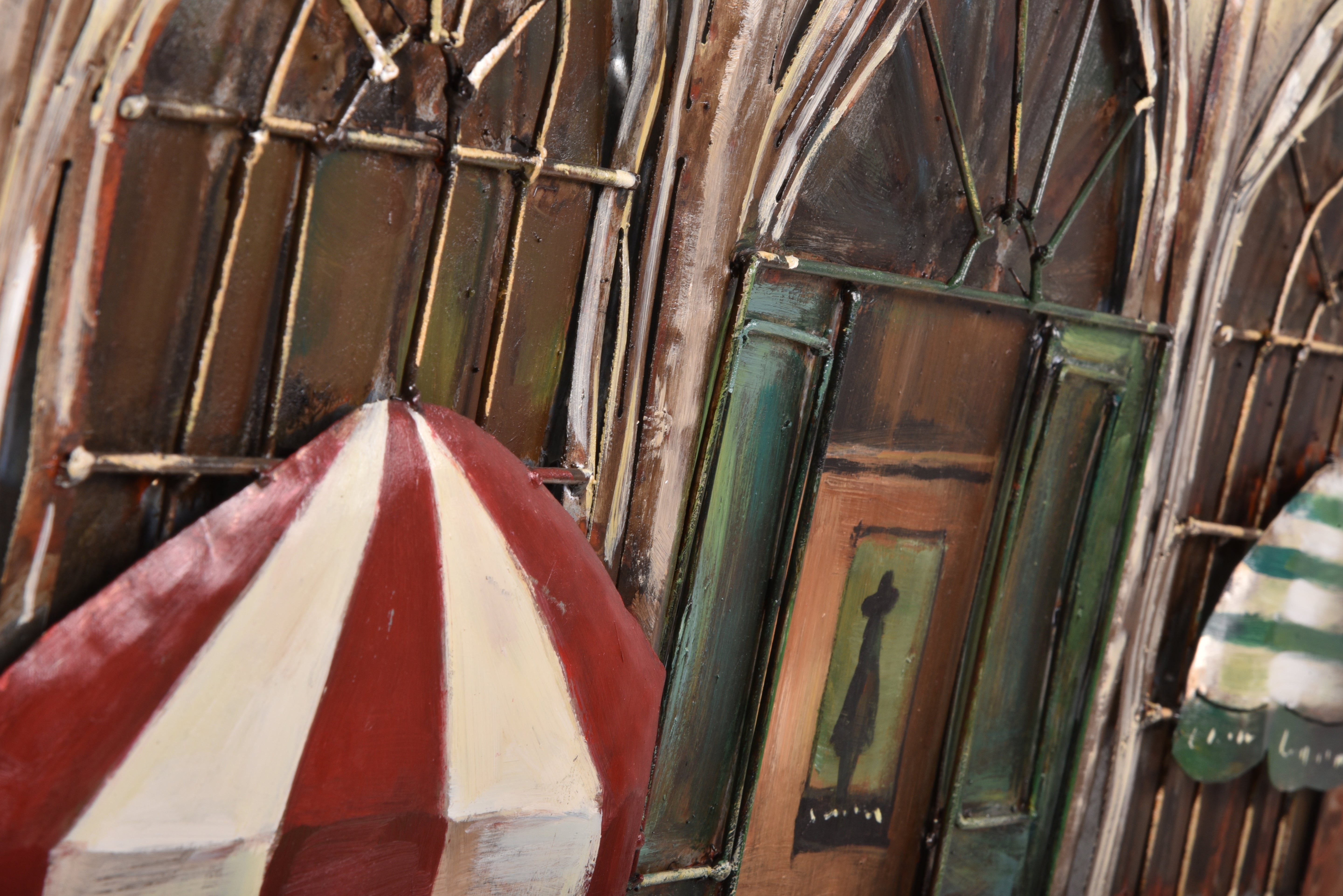 3D Metallbild English Pub Vintage Wanddeko einzigartiges Metall-Wandbild von Interia Home & Living