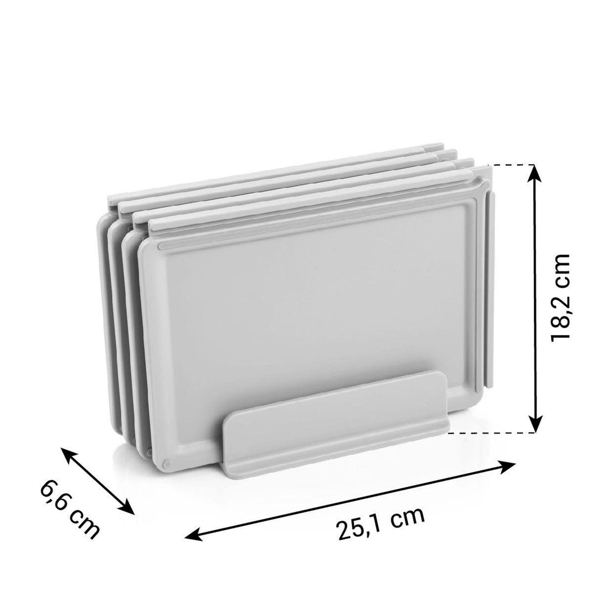 Schneidebretter mit Ständer COMPACT 4 St. von Tescoma – modulares Schneidebrett-Set