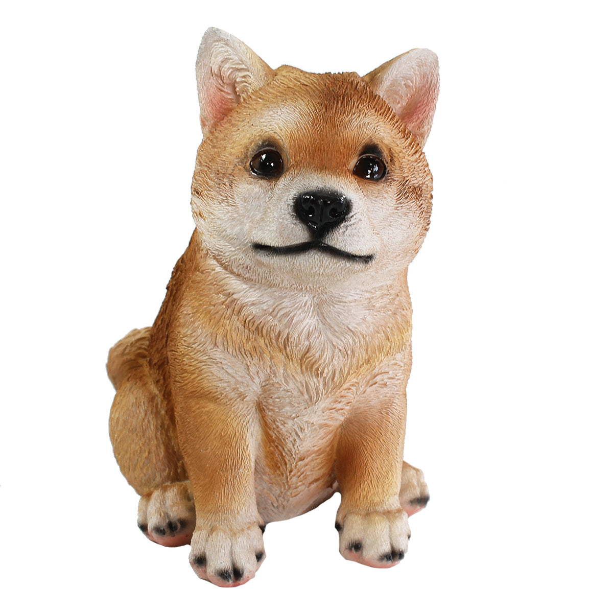 Hunde Figur Shiba Inu sitzend Tierfigur
