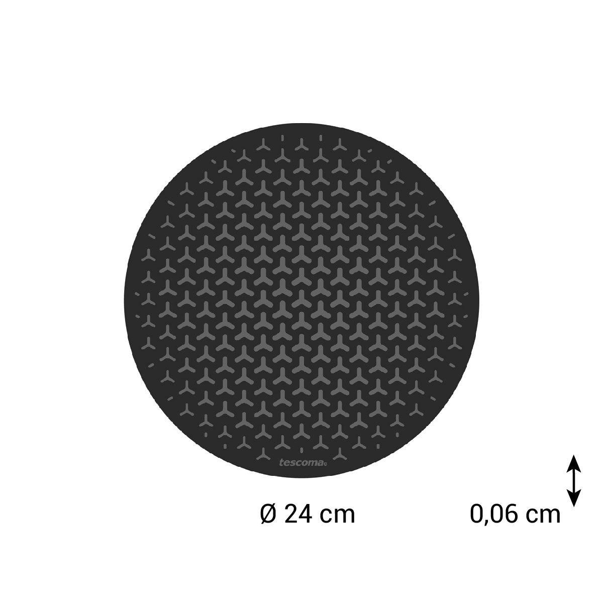 Induktions-Schutzmatte GrandCHEF 24 cm von Tescoma – Schutz für Induktionsfeld