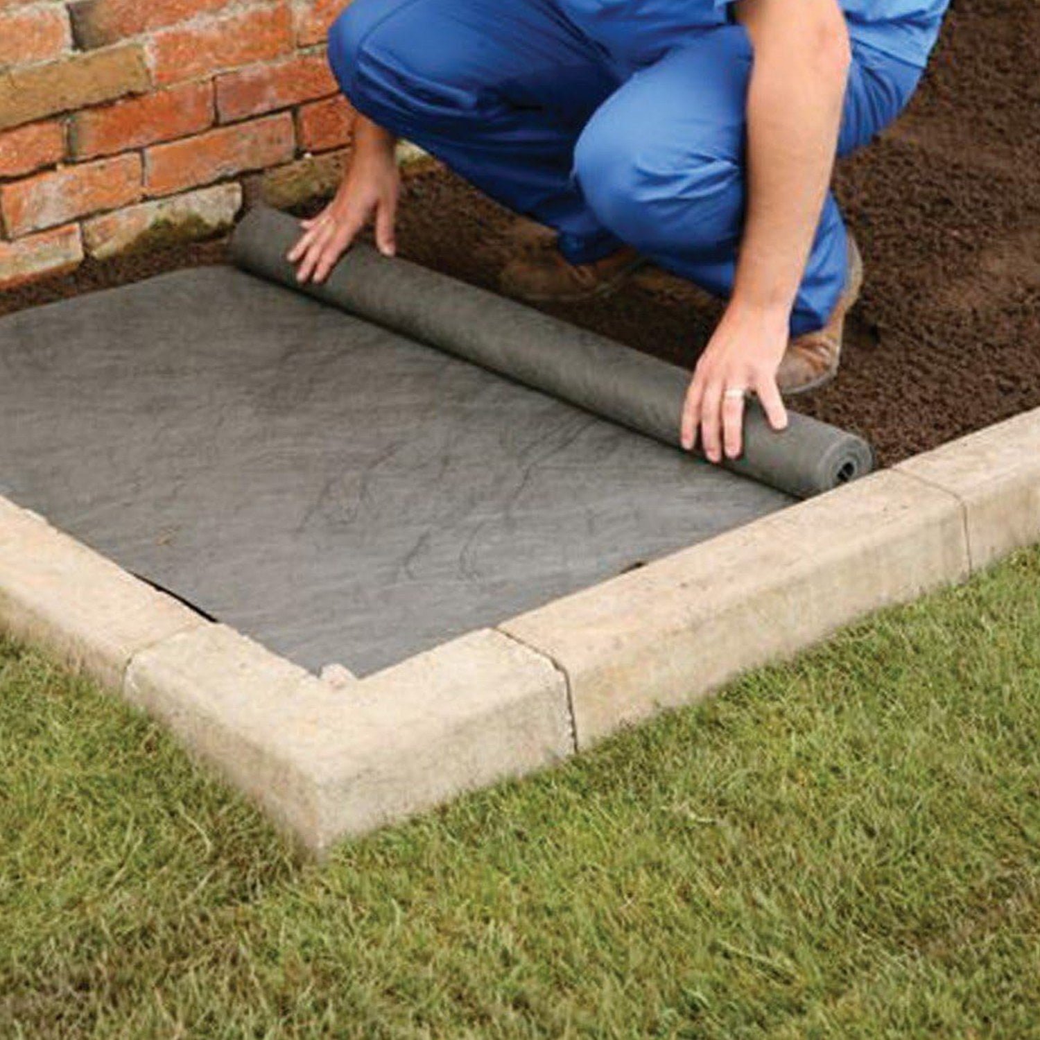 Unkrautvlies Gartenvlies Pflanzvlies 2x3m Unkrautmatte wasserdurchlässig reißfest