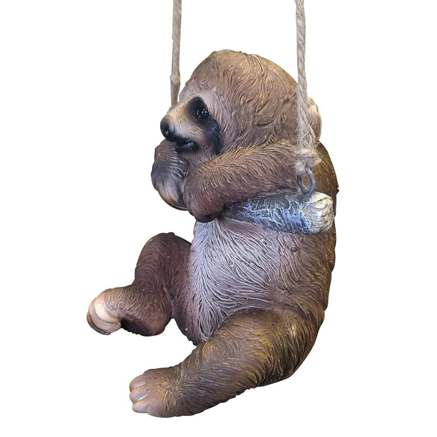 Faultier zum aufhängen Dekofigur Elmar hängend Tierfigur Gartenfigur