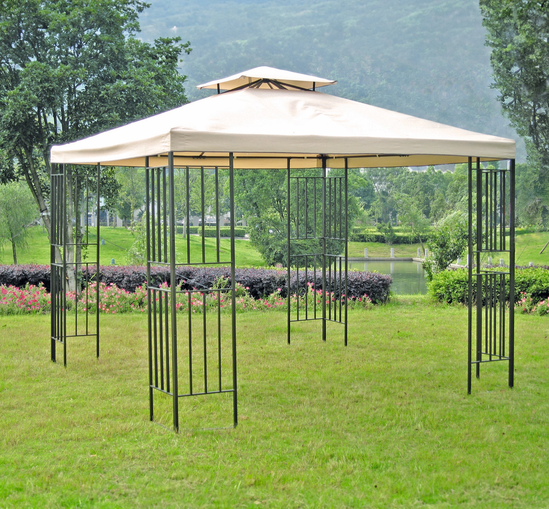 Pavillon Gartenpavillon AMAZONAS Pergola robust pflegeleicht Outdoor von Garden Pleasure