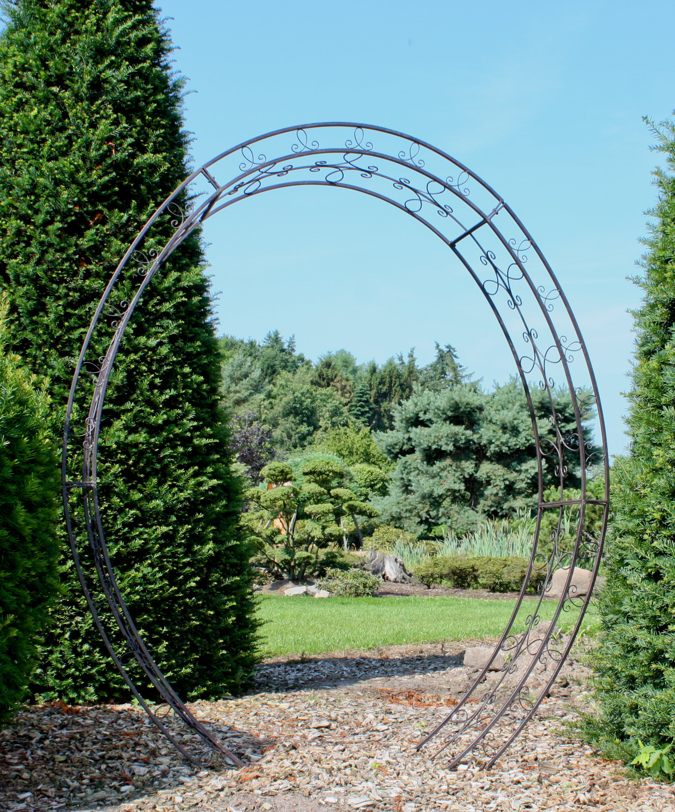 Rosenbogen Rankhilfe LAMOS Spalier Oval von Garden Pleasure