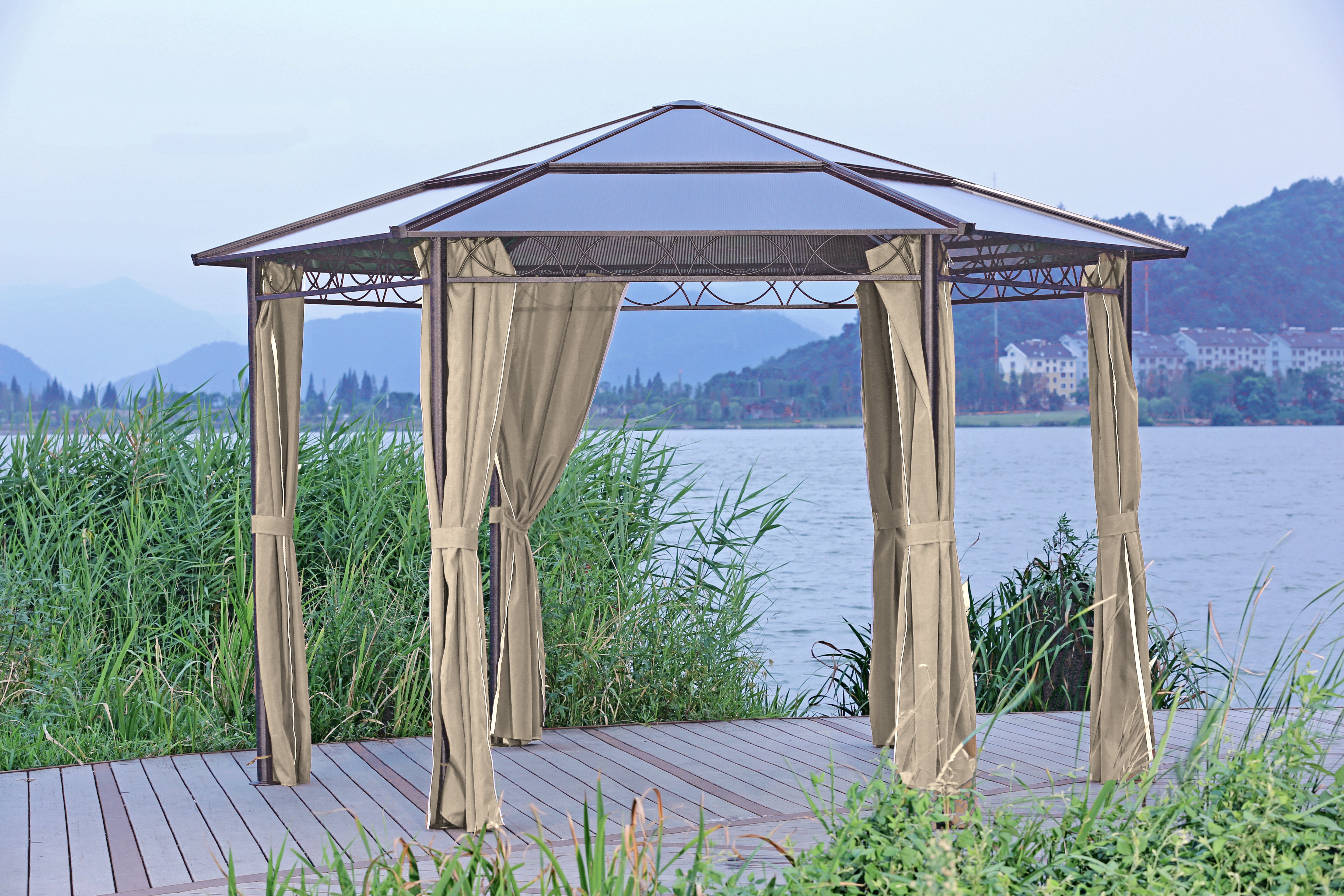 Pavillon Gartenpavillon SALMON Pergola robust pflegeleicht Outdoor von Garden Pleasure