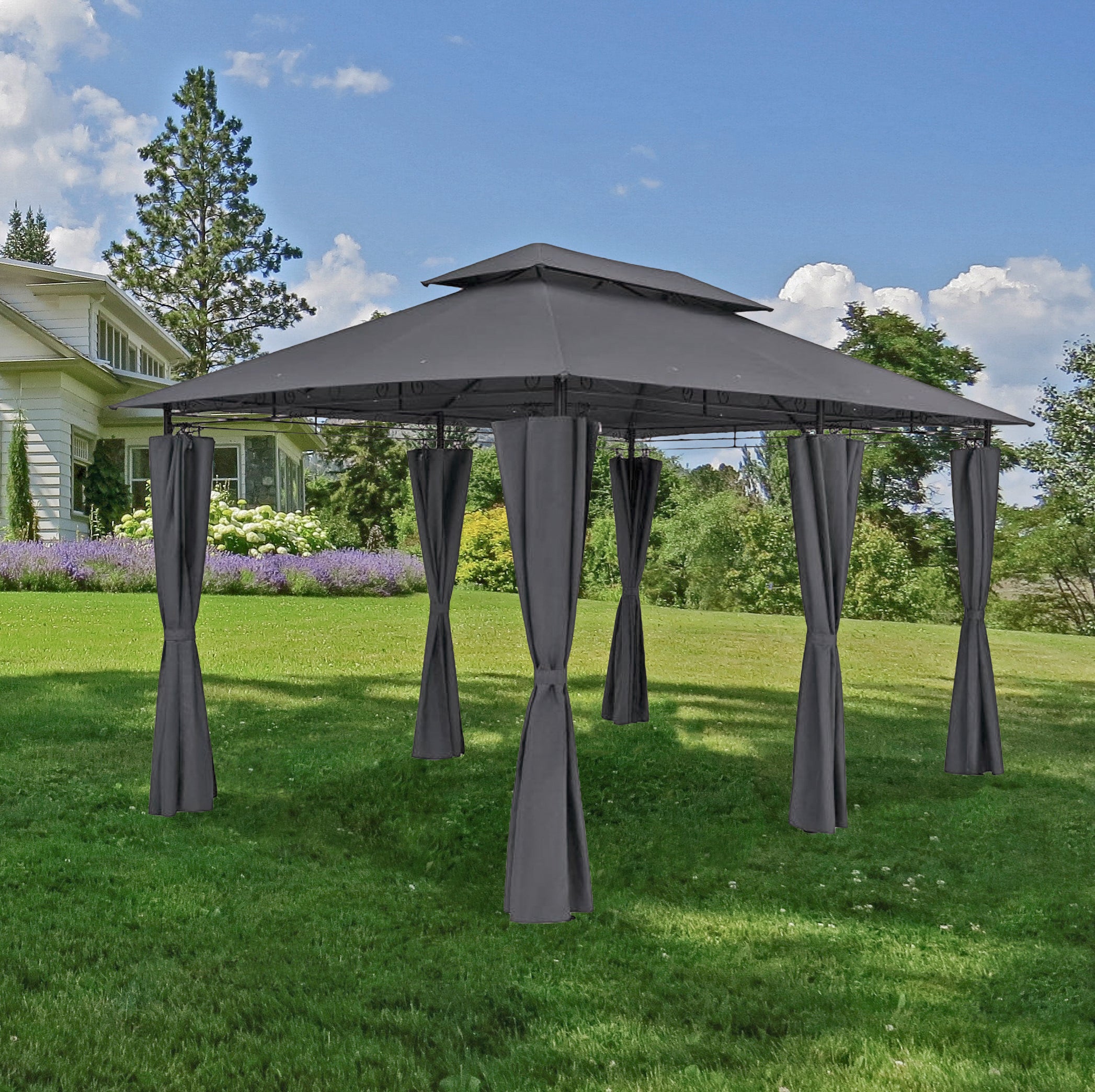 Pavillon Gartenpavillon MOLDAU Pergola robust pflegeleicht Outdoor von Garden Pleasure